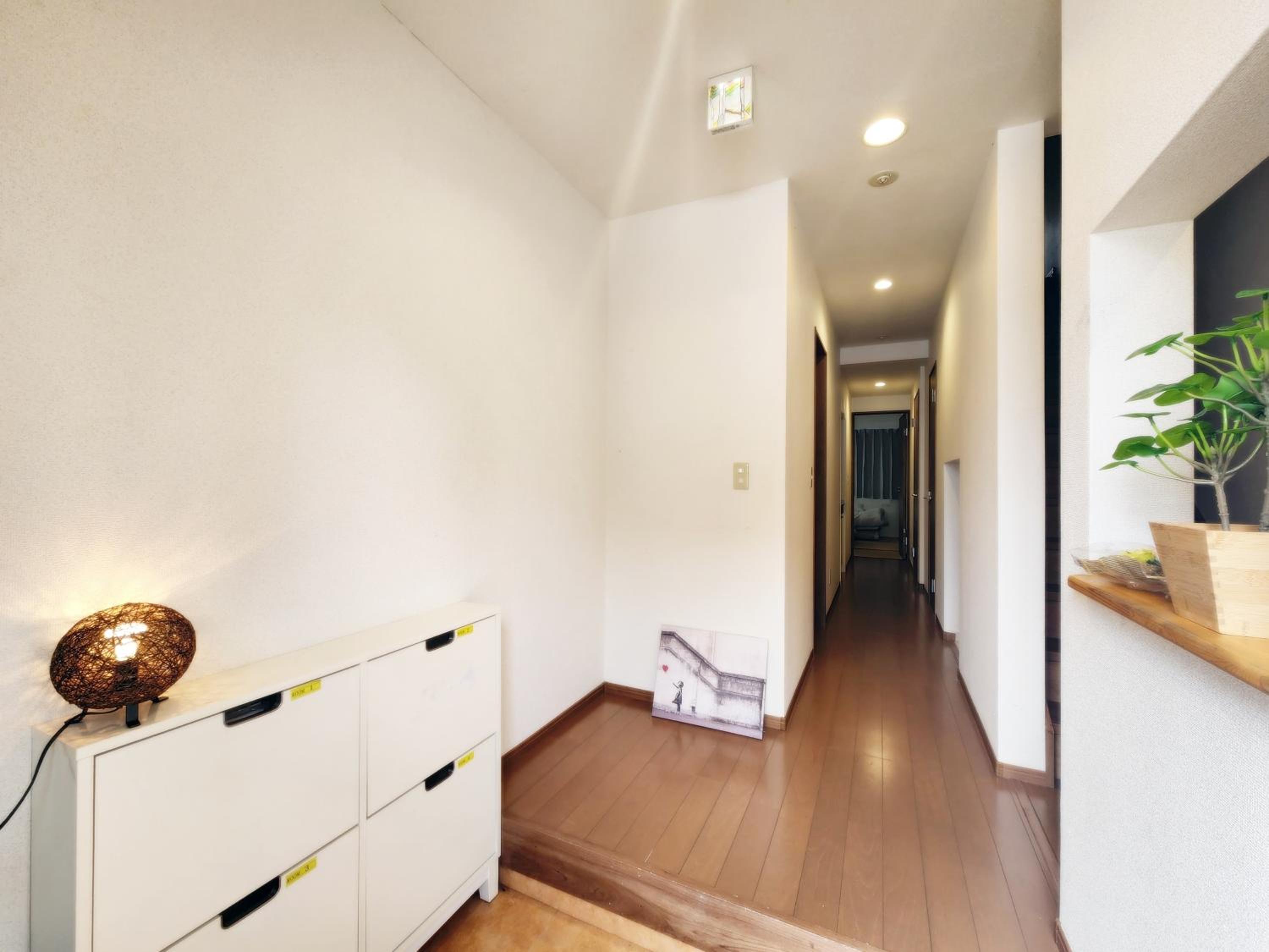 THE PARK VIEW HOUSE TENNOJI 110m2 free wifi 5mins from station private house 4room 4bath