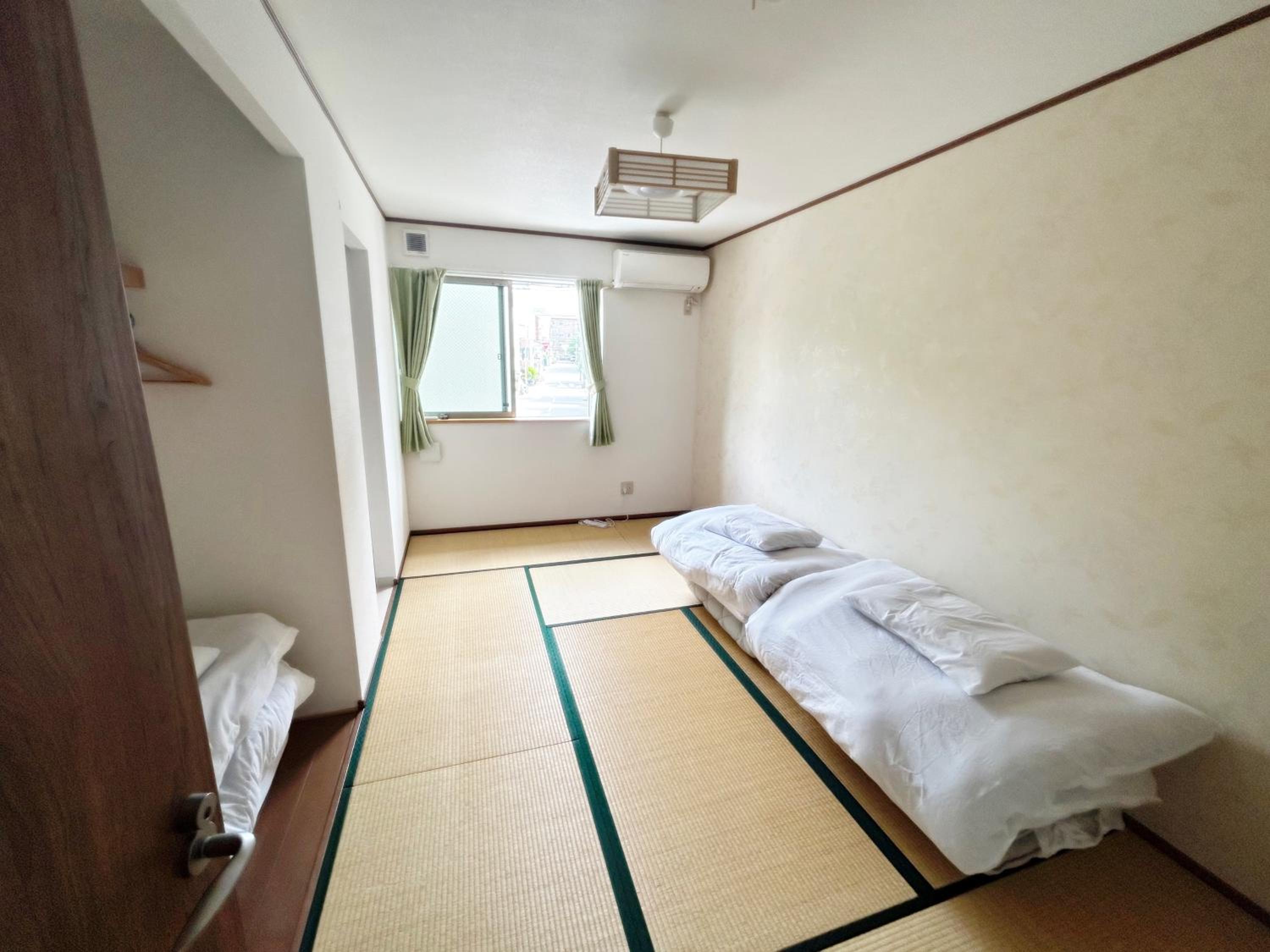 THE PARK VIEW HOUSE TENNOJI 110m2 free wifi 5mins from station private house 4room 4bath