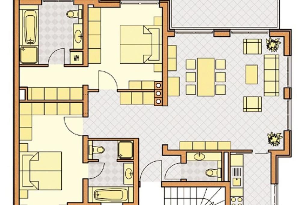 Großzügiges Appartement direkt am Meer mit eigenem Pool - Povile Suites