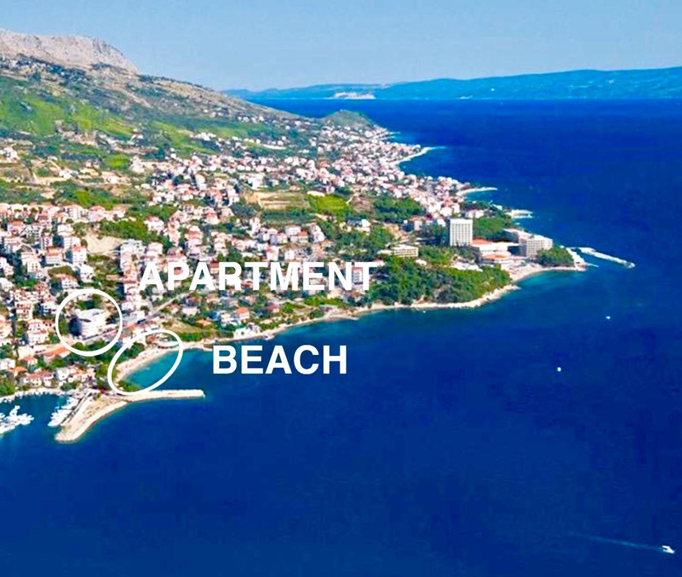 Beach apartment 2 minutes on foot Marija, cozy sea view balcony garage view 2