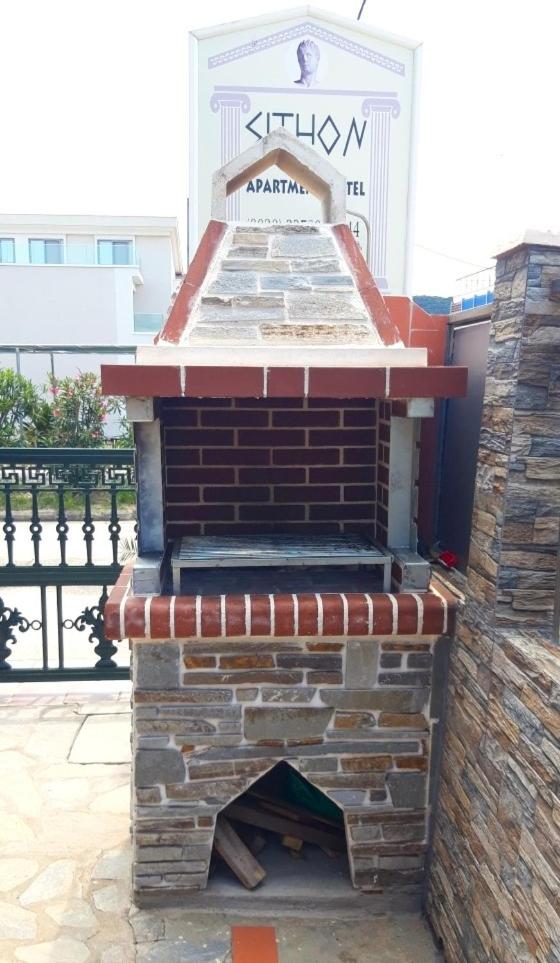 outdoor BBQ area