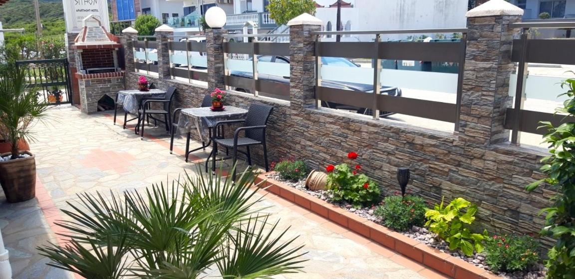 outdoor BBQ area