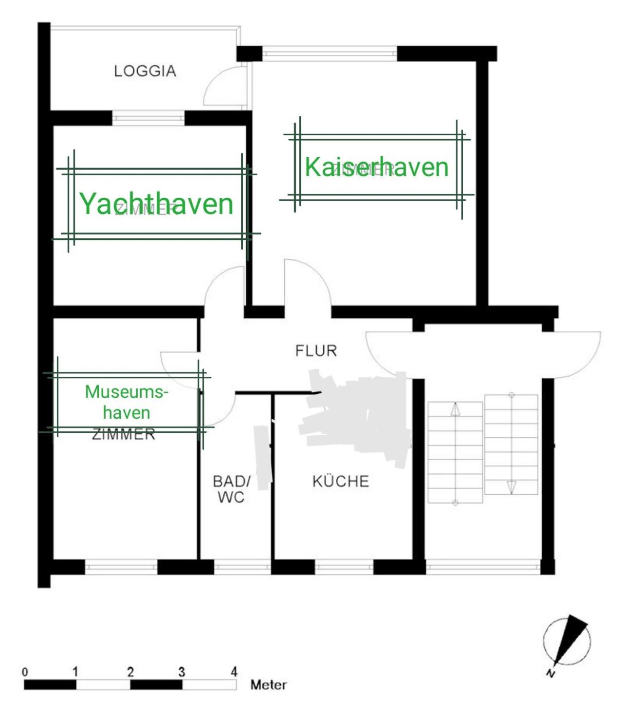 Ferienwohnung Breitschuhs Havenwelten Bremerhaven