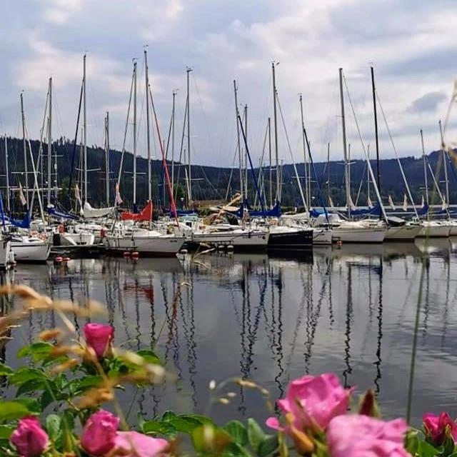Apartmán s terasou a výhledem na jezero Lipno
