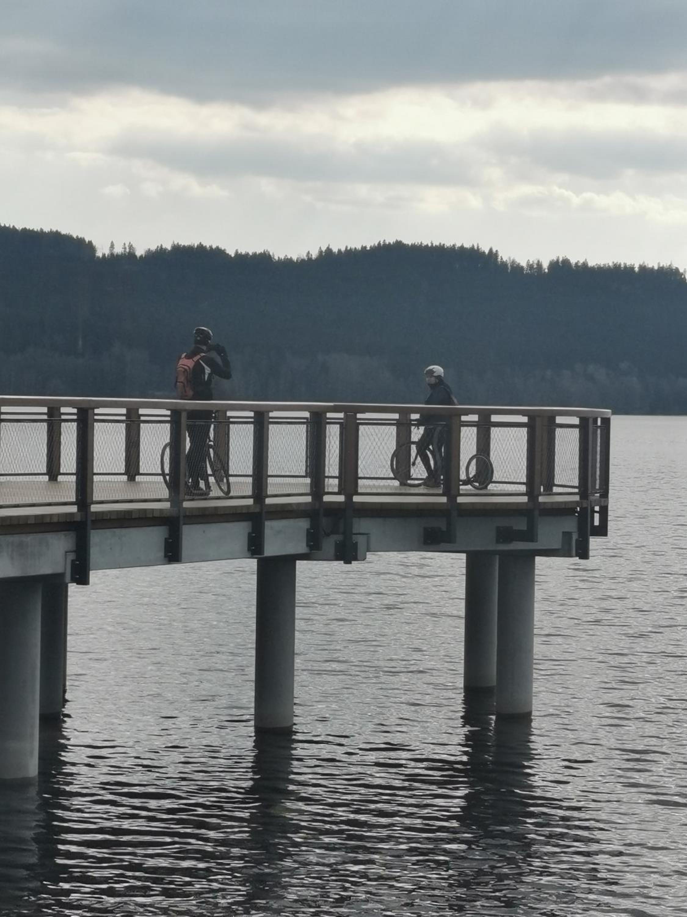 Apartmán s terasou a výhledem na jezero Lipno
