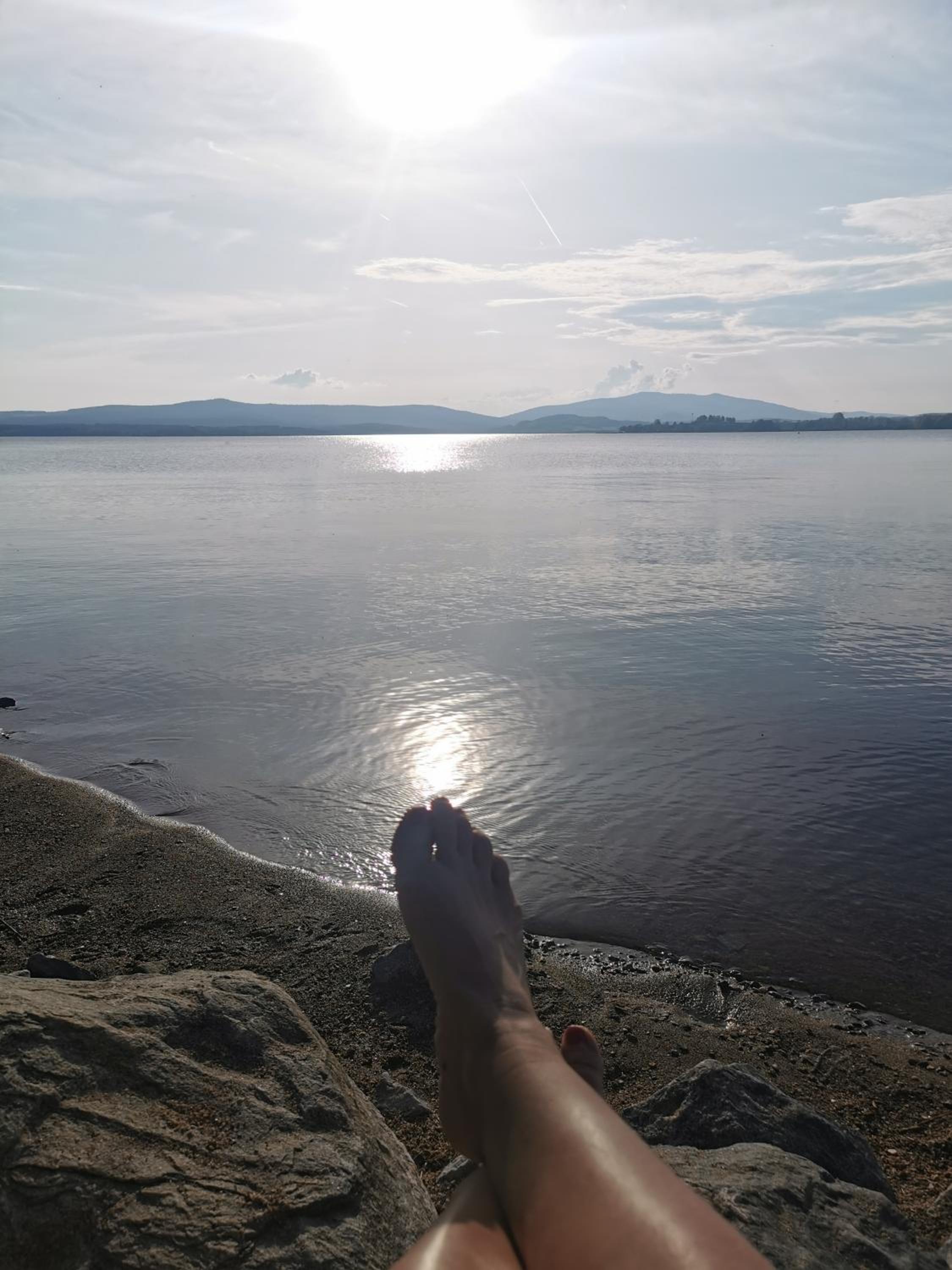 Apartmán s terasou a výhledem na jezero Lipno