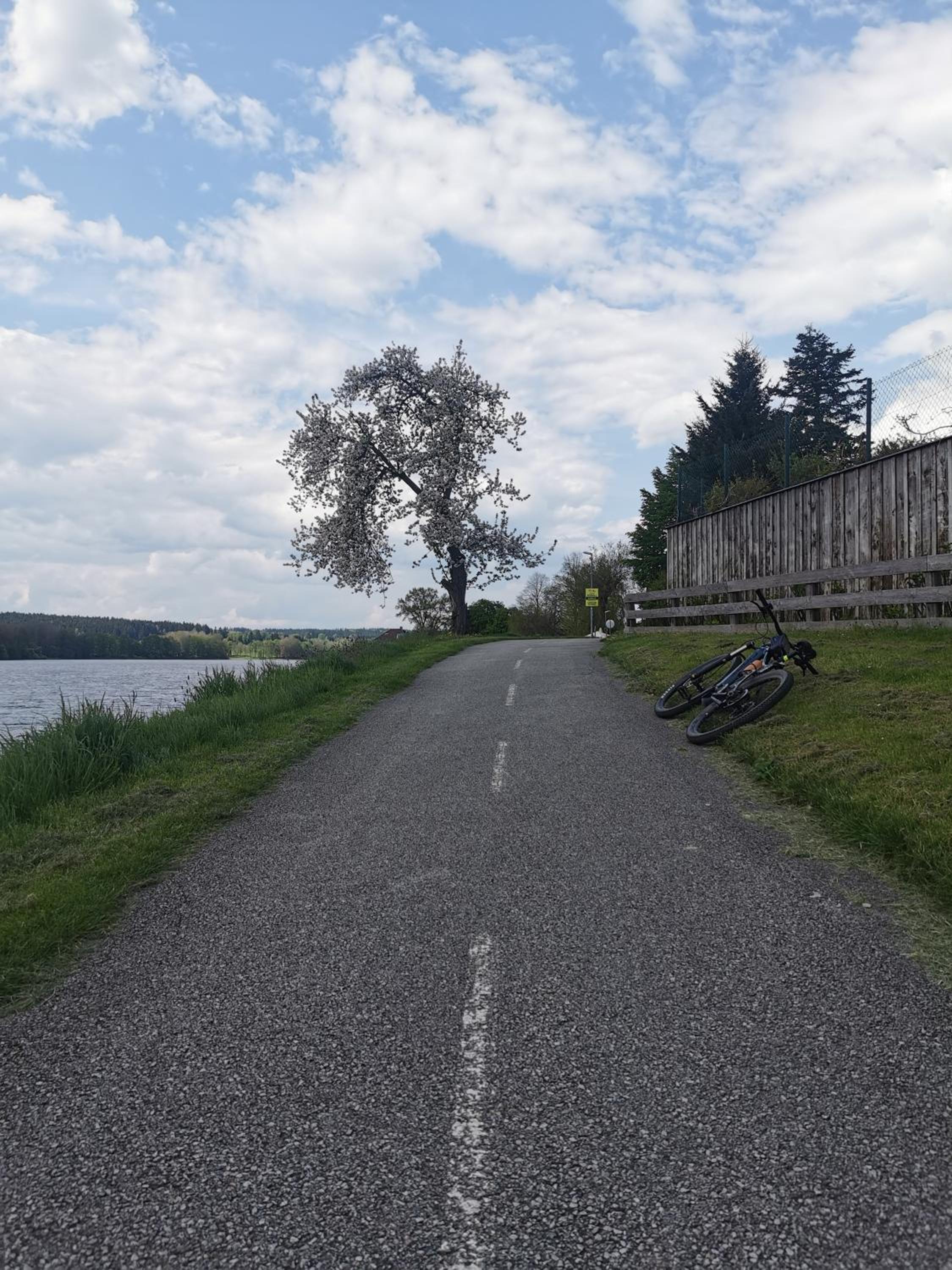 Apartmán s terasou a výhledem na jezero Lipno