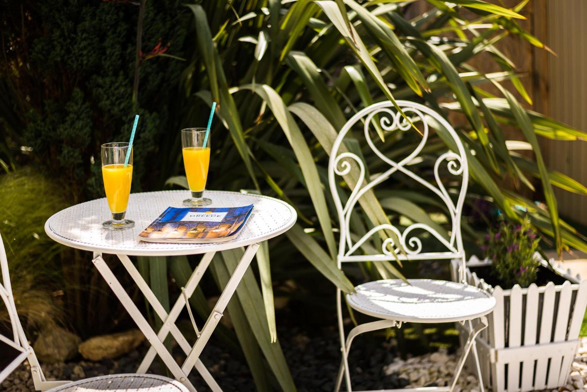 outdoor BBQ area