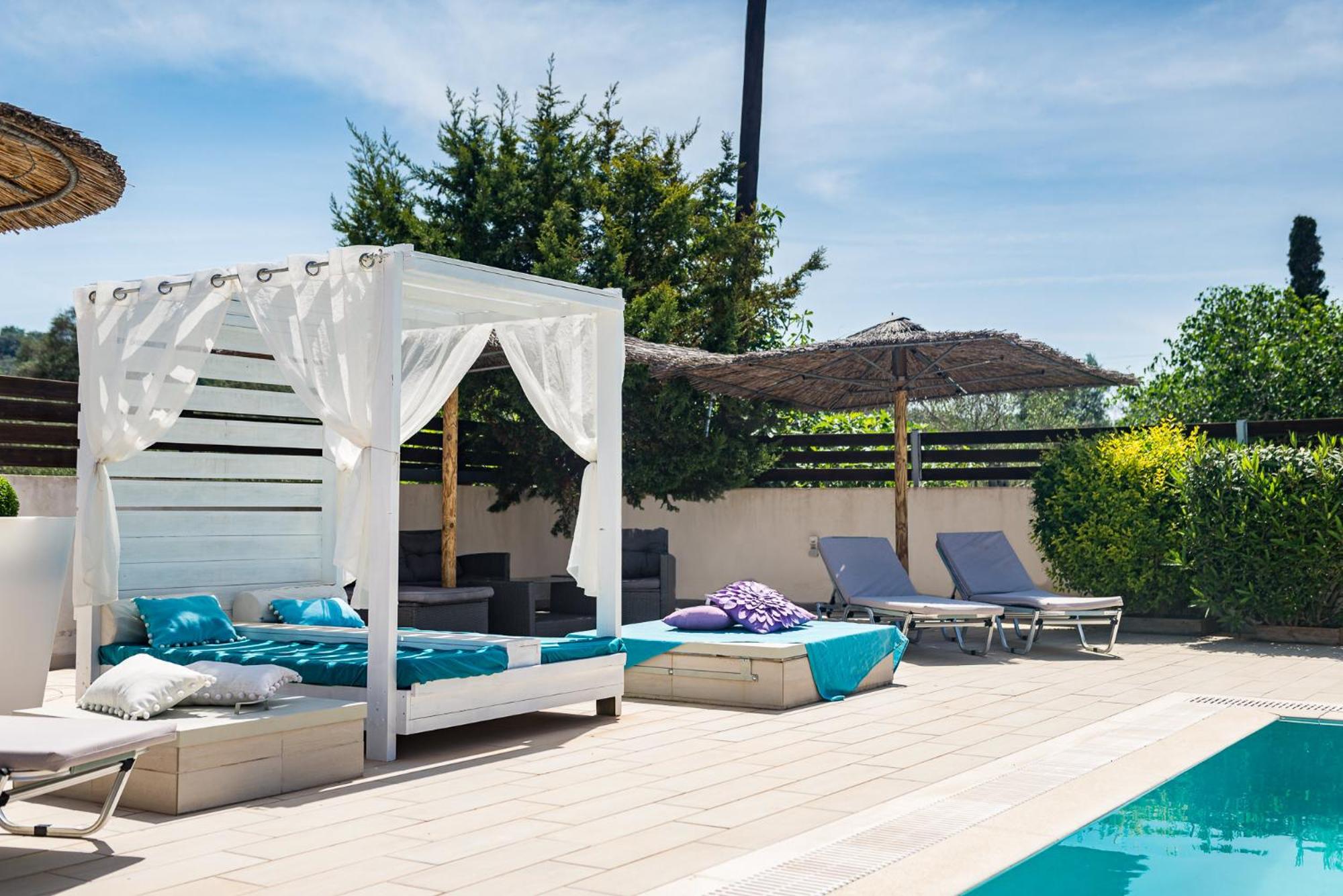 outdoor BBQ area