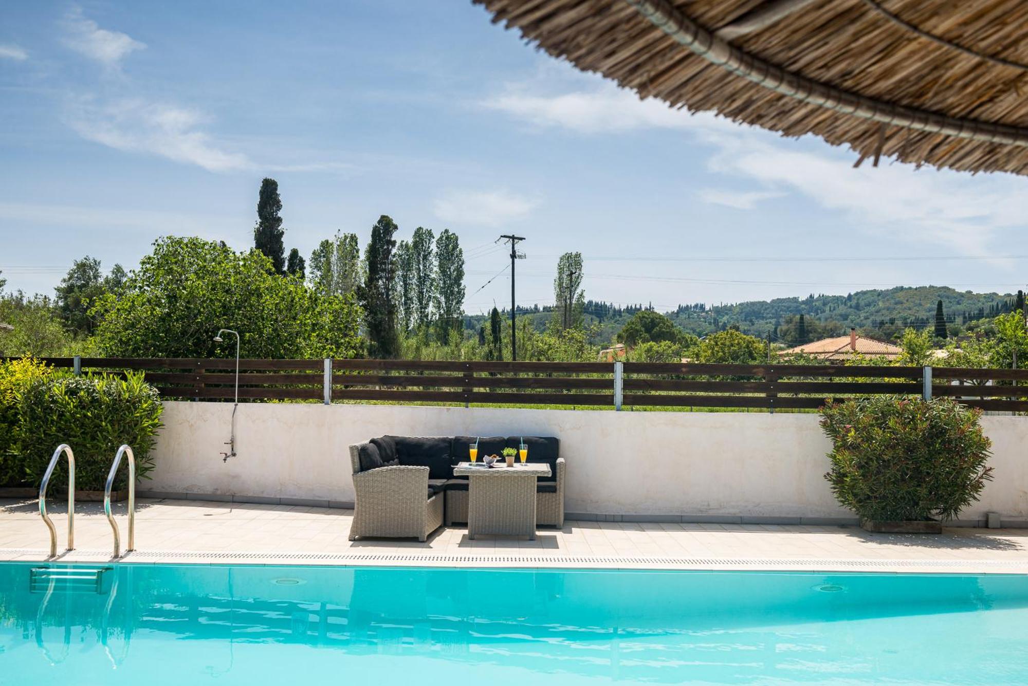 outdoor BBQ area