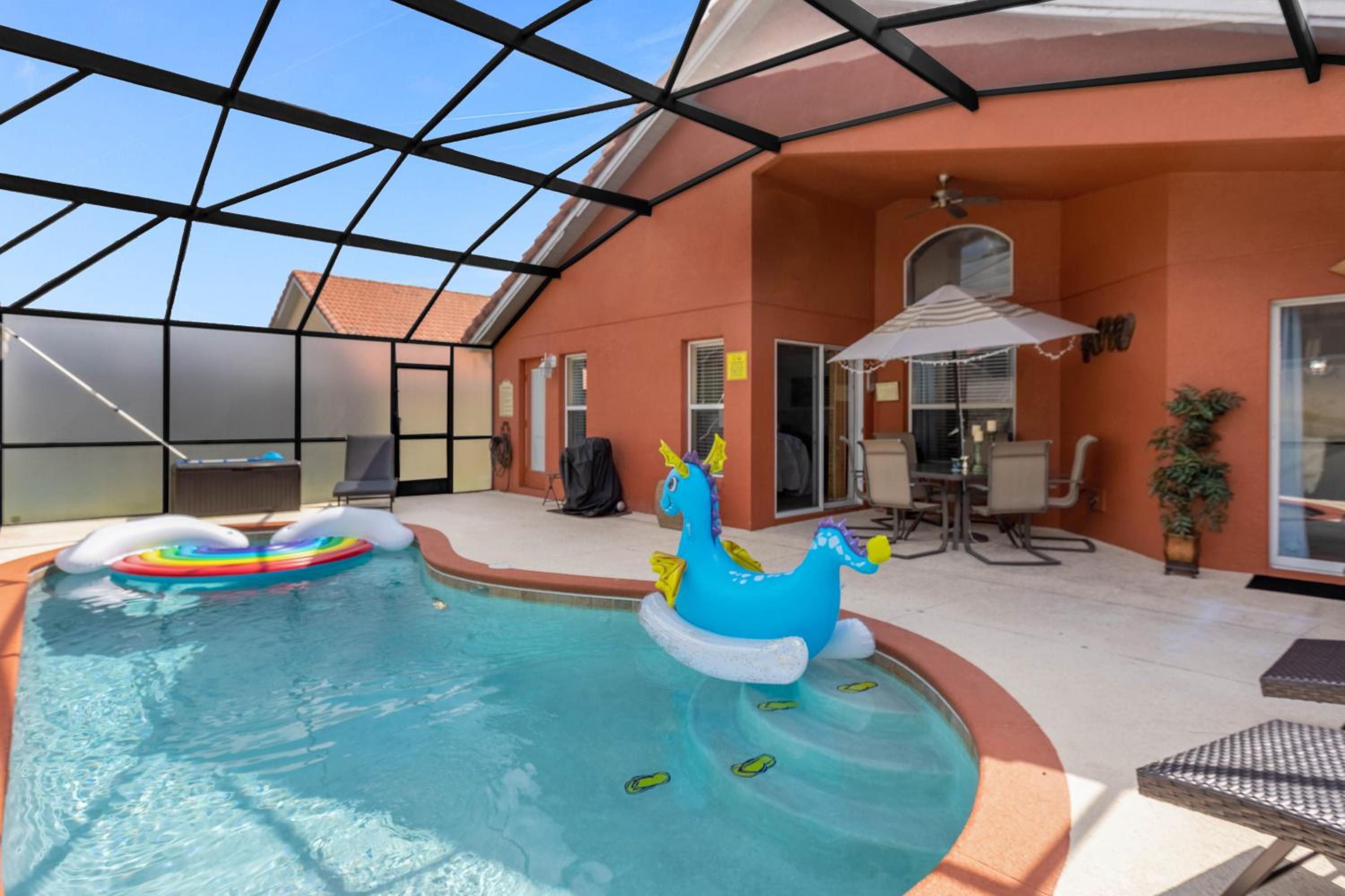 Solana Tropical house with pool, game room near Disney