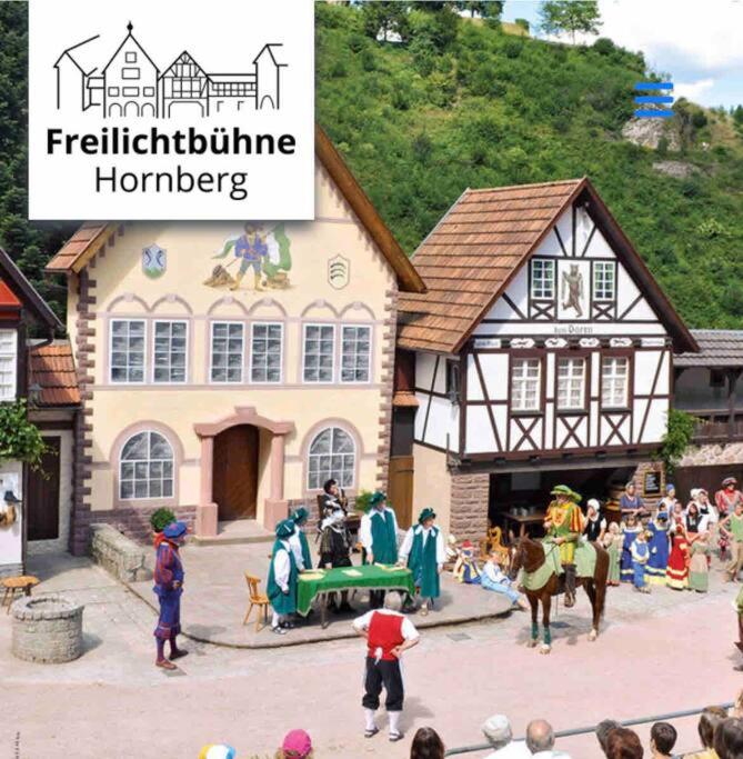 RelaxApartments BLACK FOREST DIAMOND direkt an der Hornberger Freilichtbühne - Sonnenterrasse mit Blick auf das Hornberger Schloss, schnelles Internet, für