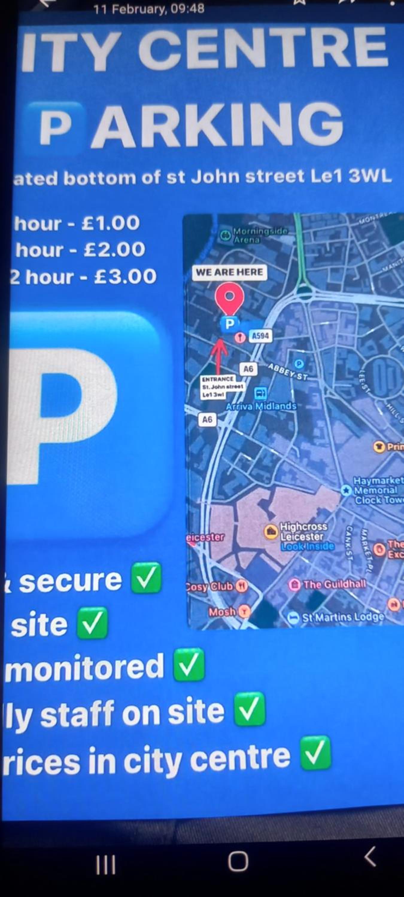 Leicester City centre en suite budget room for 1 in 2 bed apartment view 5