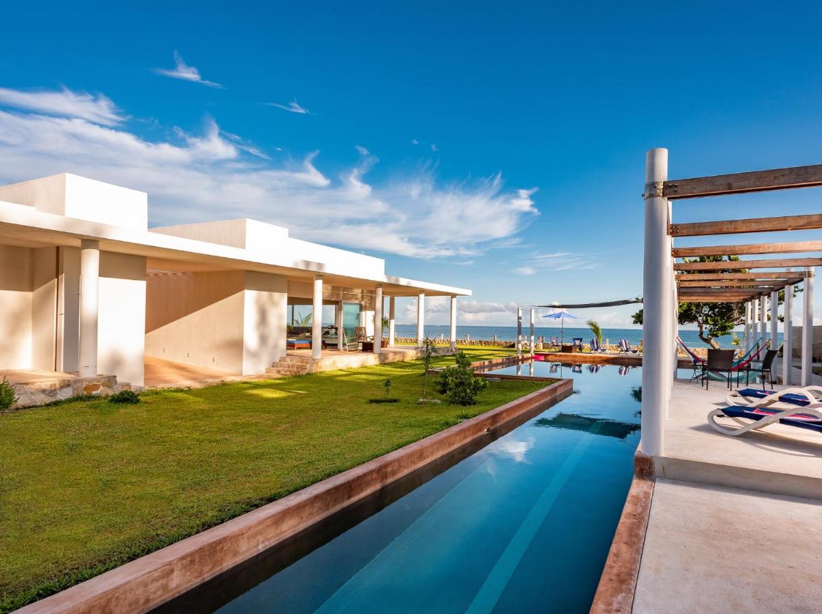 Stunning BEACHFRONT hacienda style property, East of Progreso view 3