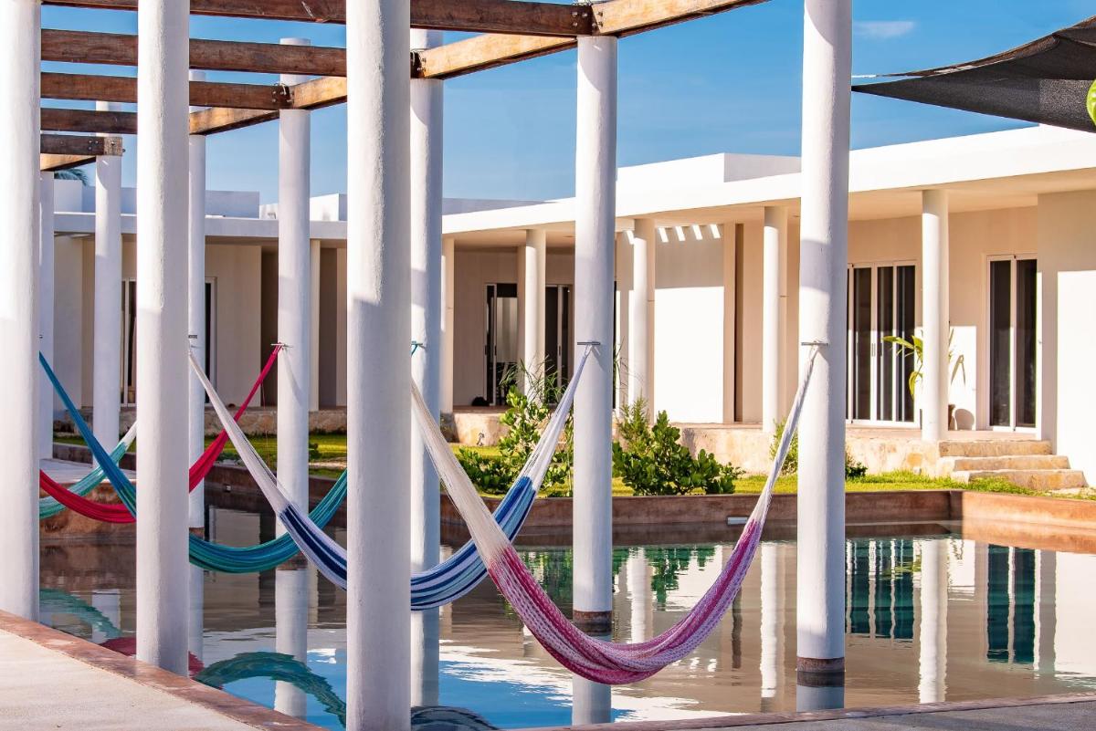 Stunning BEACHFRONT hacienda style property, East of Progreso view 5