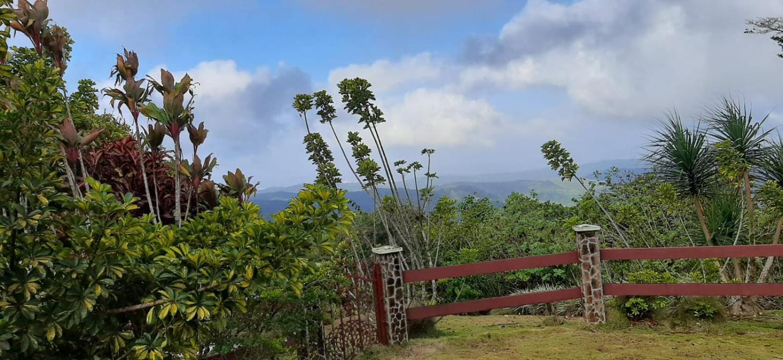 Villa La Vista of Panama City and magestical mountains from infinity pool view 2