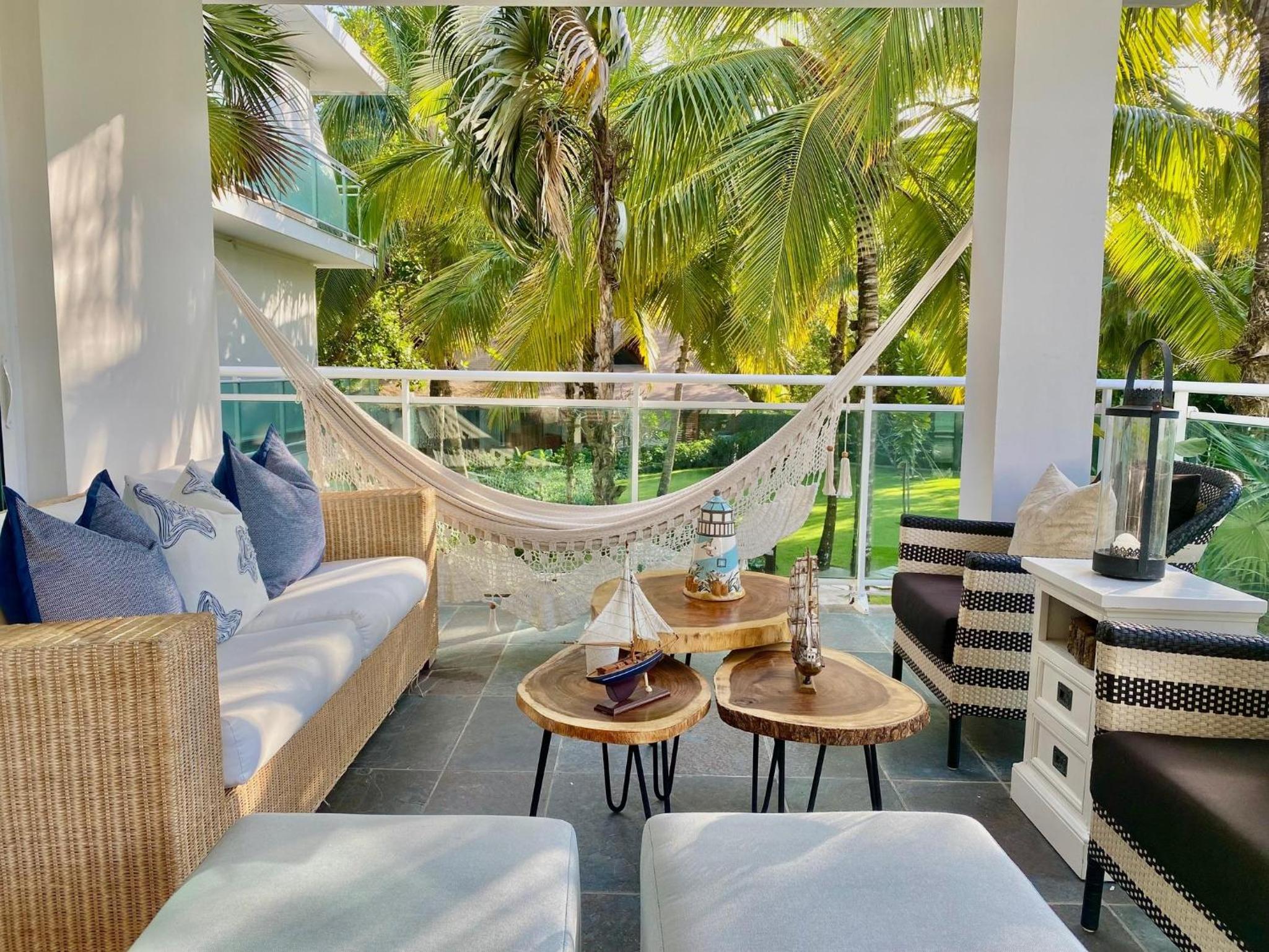 Stunning Beachfront Condo With Private Beach, Las Terrenas-El Limón