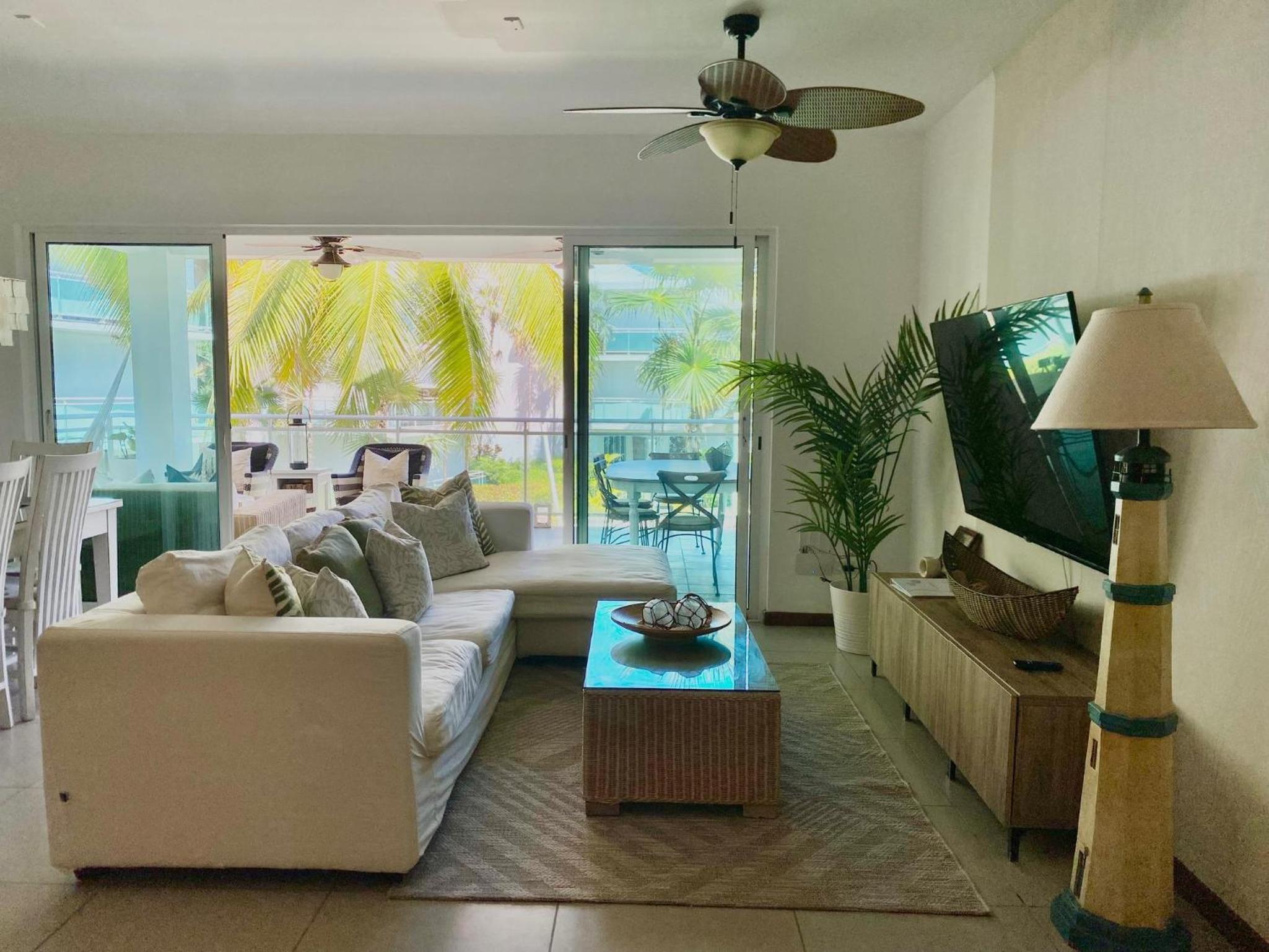 Stunning Beachfront Condo With Private Beach, Las Terrenas-El Limón