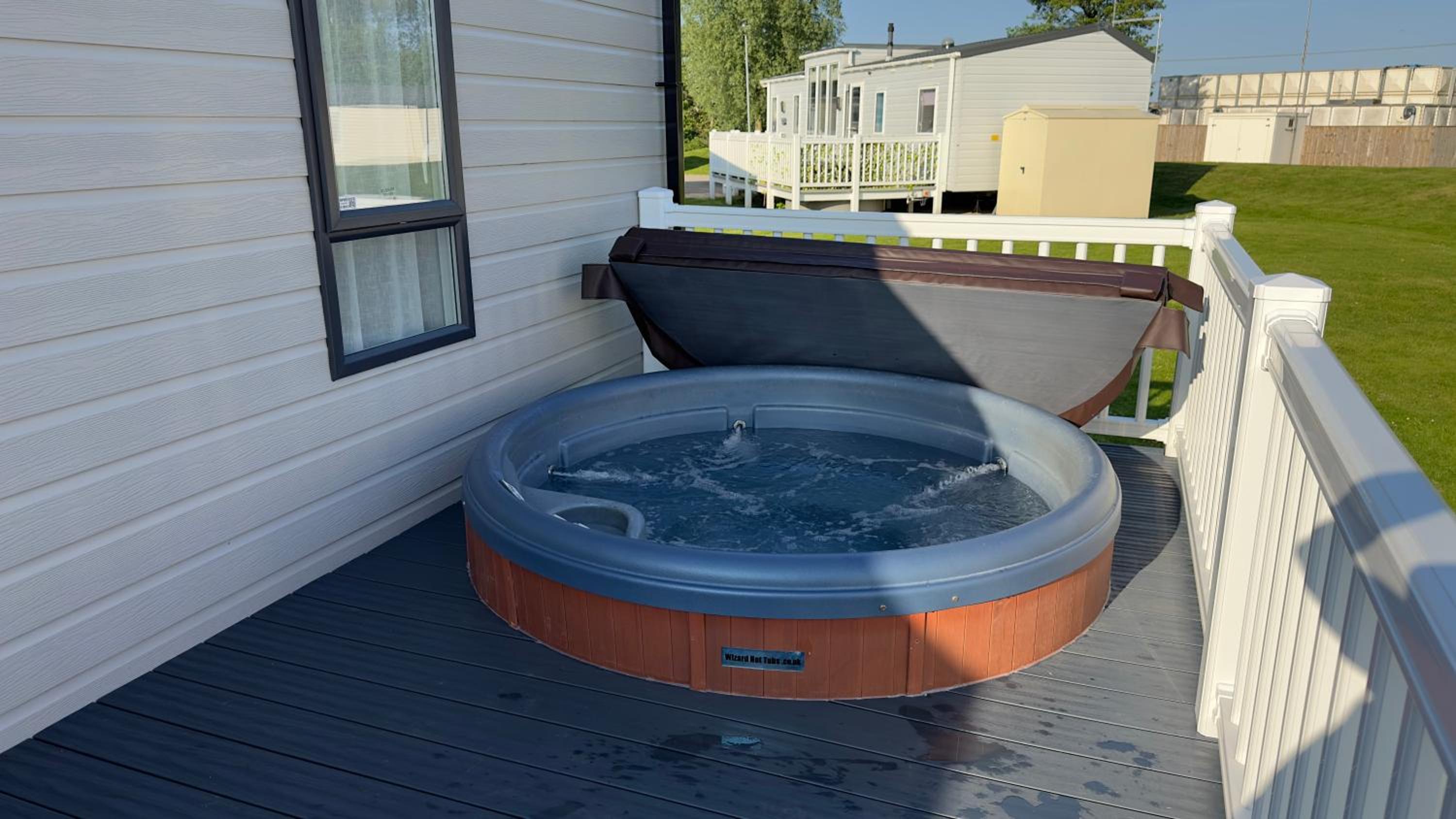 Luxury Hotub Lodge with Lake View at Tattershall Lakes view 5