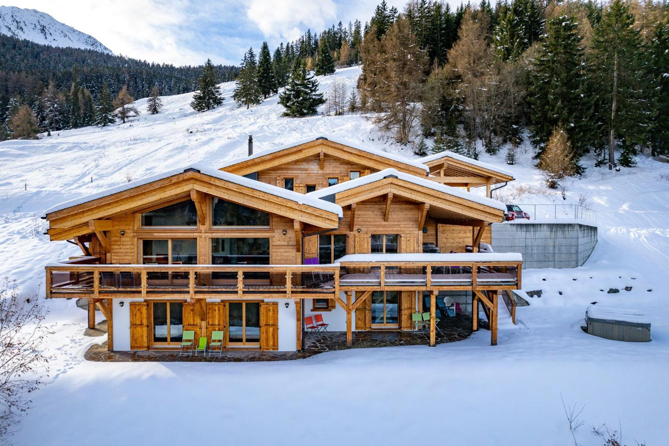 Chalet Flocon de Neige - jacuzzi - sauna