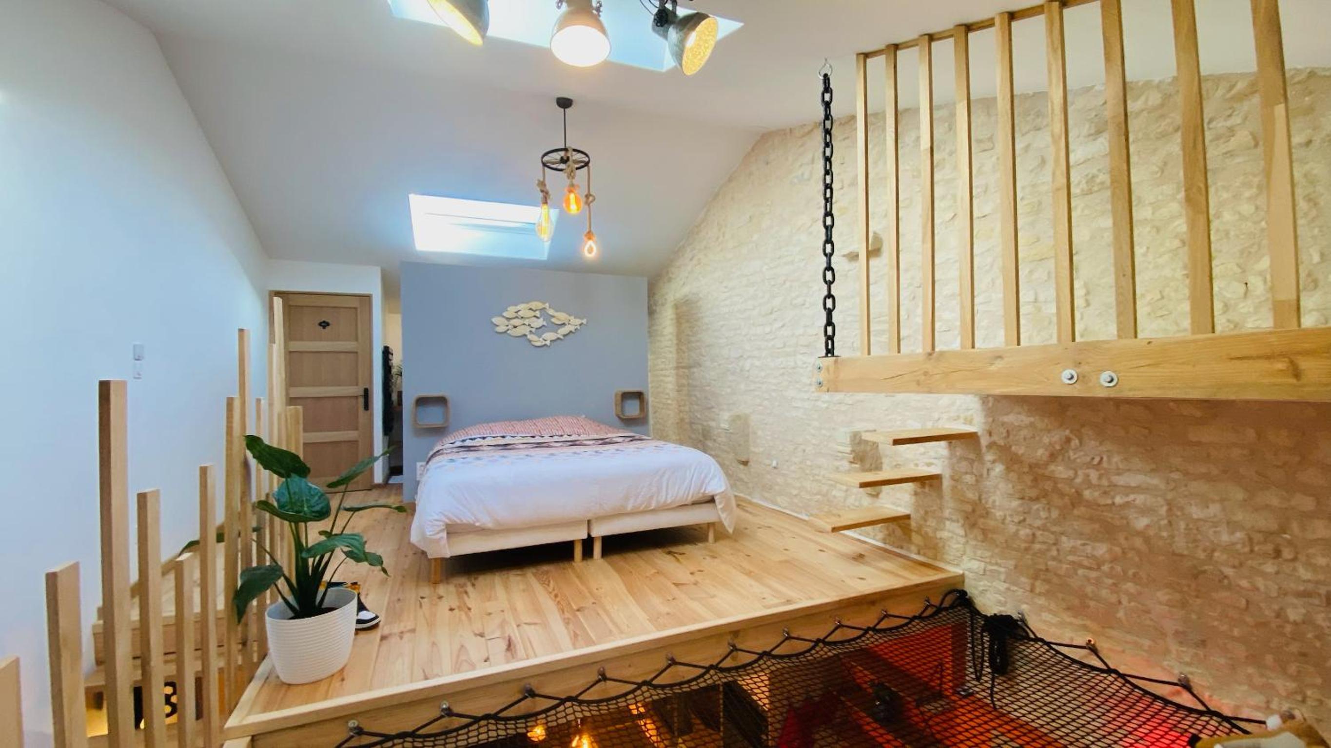 L'atelier - Duplex Gîte de charme avec Spa La Rochelle photo 1