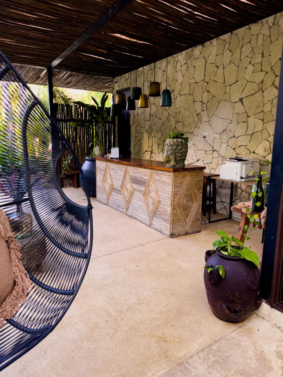 outdoor BBQ area