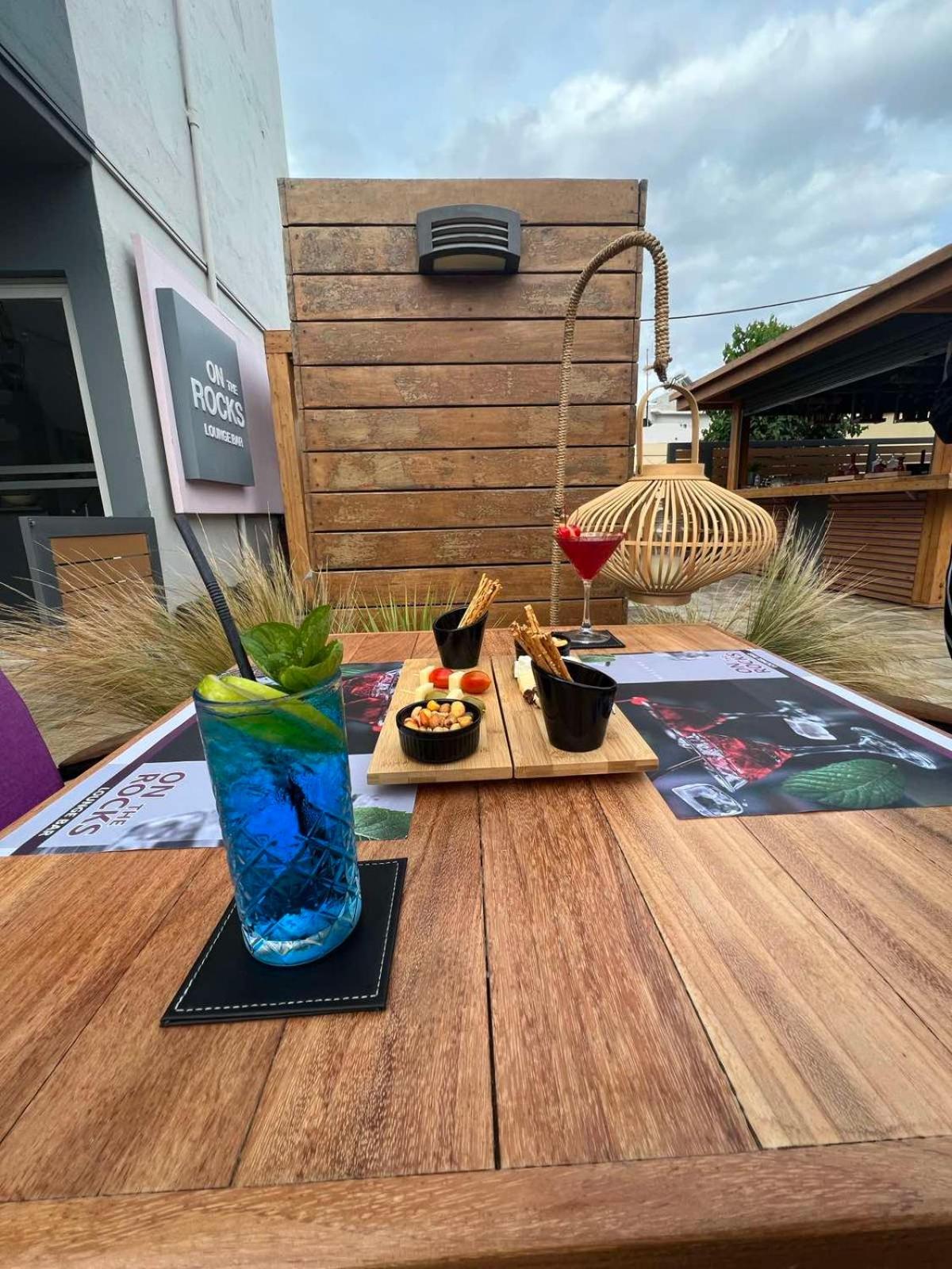 outdoor BBQ area