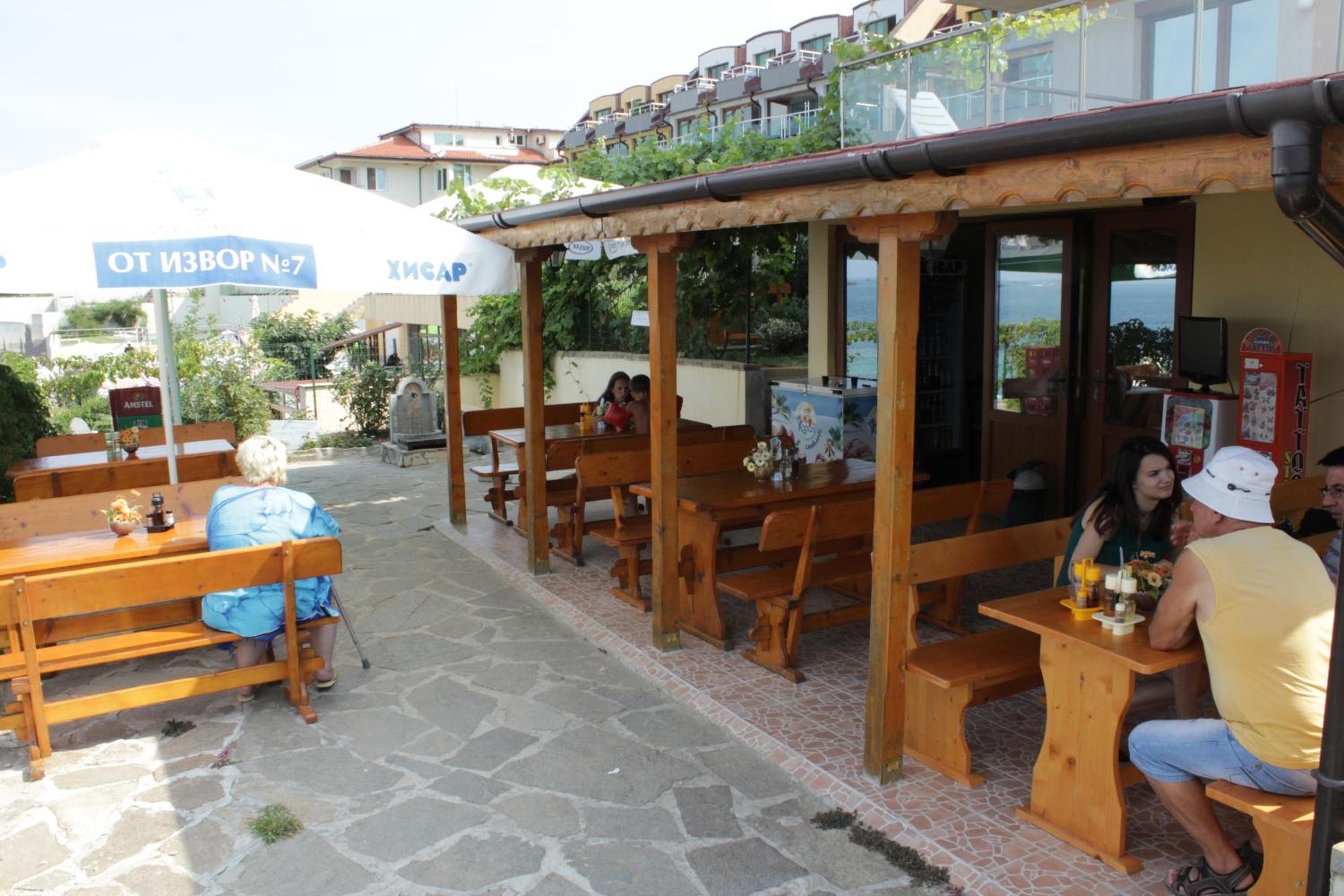 outdoor BBQ area