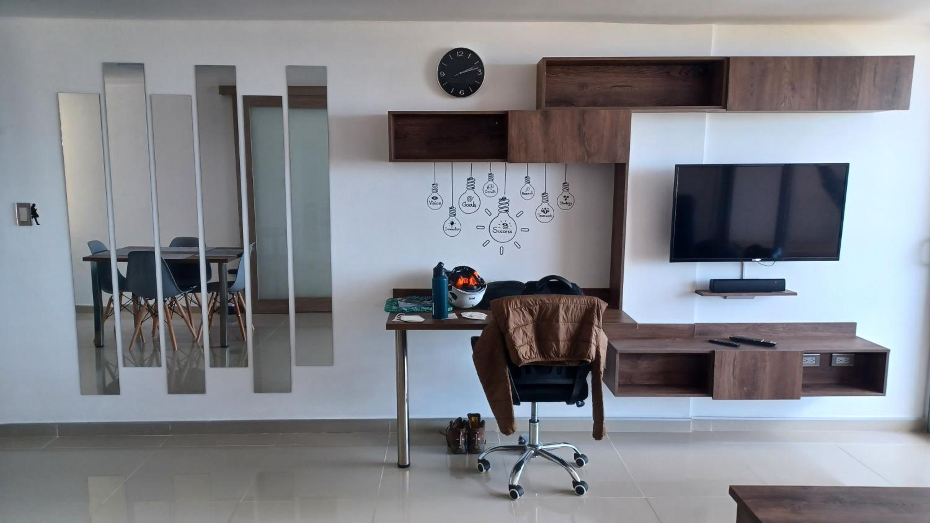 R3 Apartamento muy comodo y seguro perfecto para trabajar o vacacionar con balcón al mar
