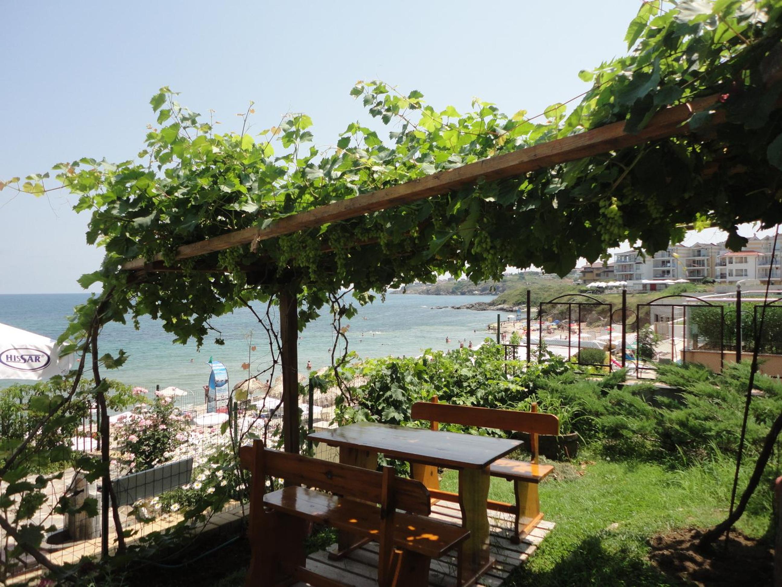 outdoor BBQ area