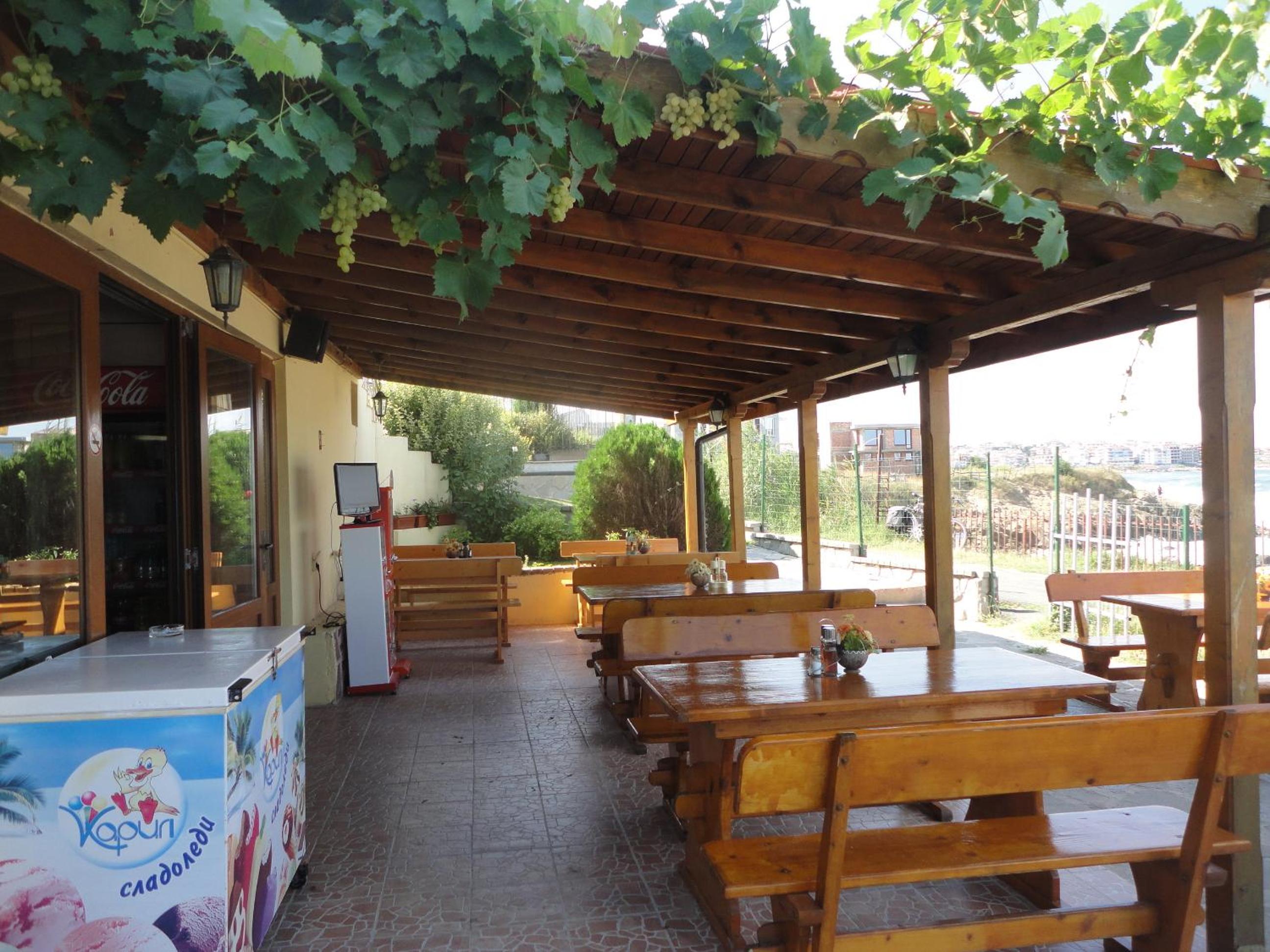 outdoor BBQ area