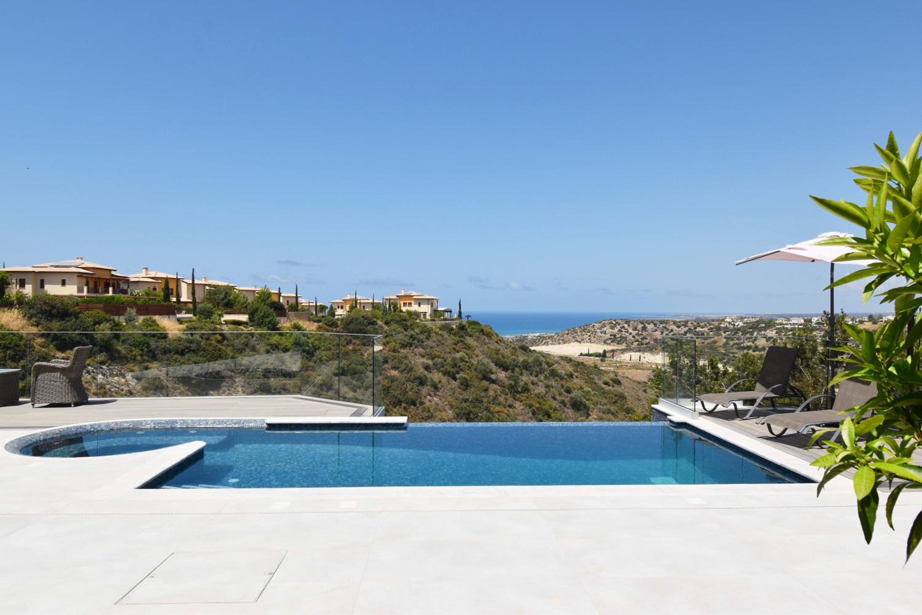 3 bedroom Villa Lania with private pool and wonderful sea views, Aphrodite Hills Resort view 2