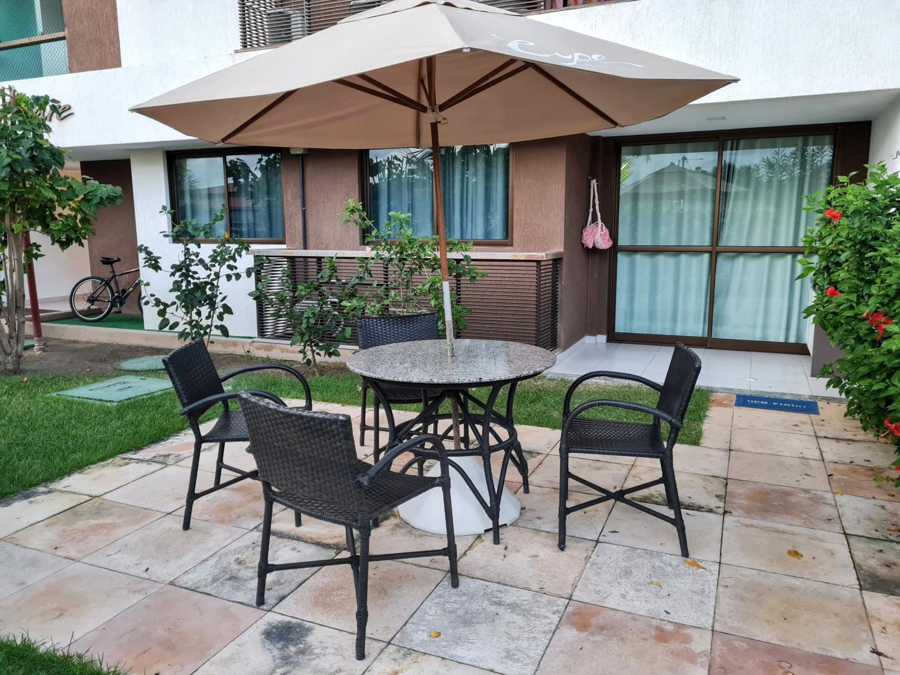 Flat Térreo Beira-Mar no resort Cupe Beach Living em Porto de Galinhas