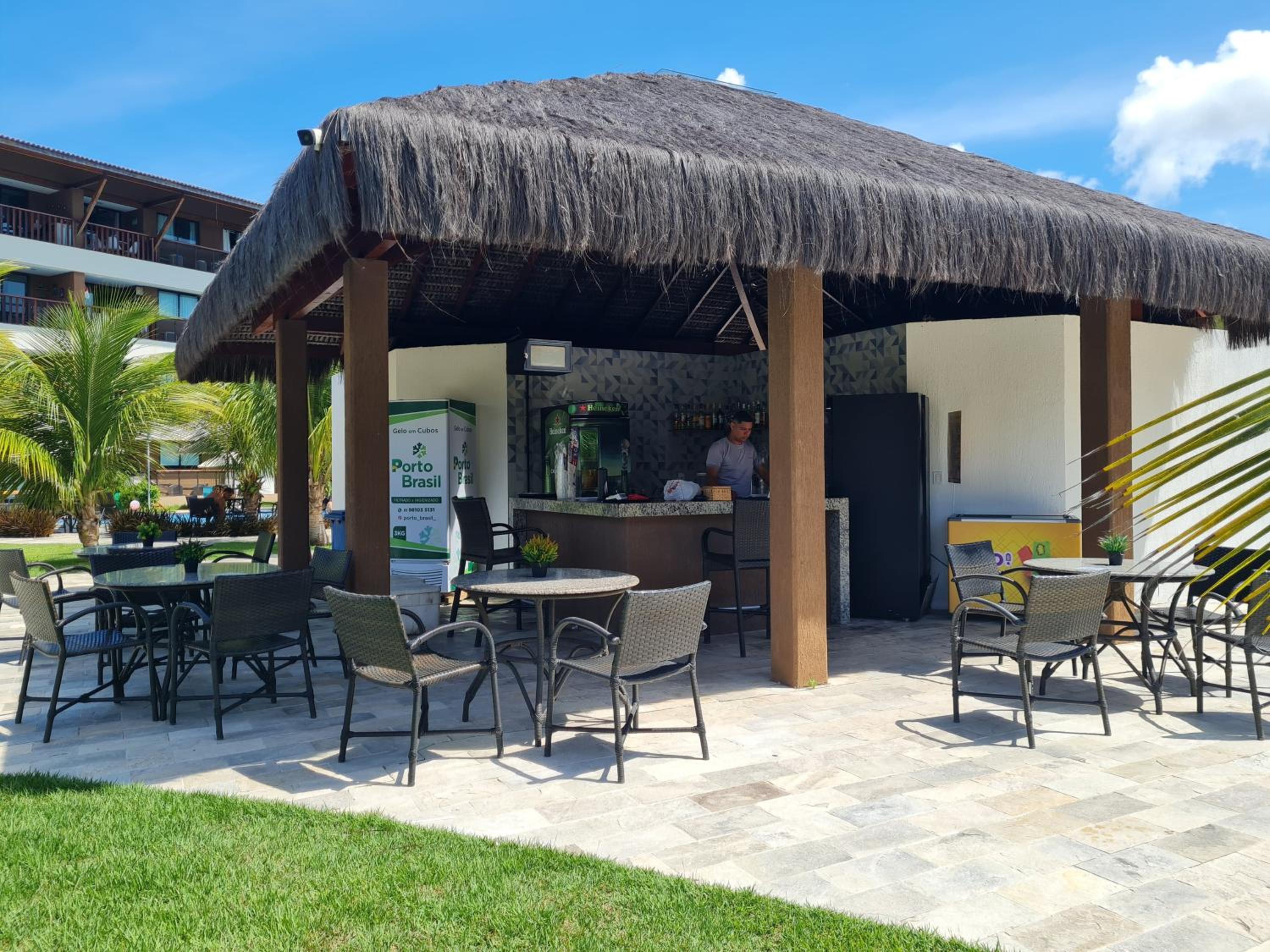 Flat Térreo Beira-Mar no resort Cupe Beach Living em Porto de Galinhas