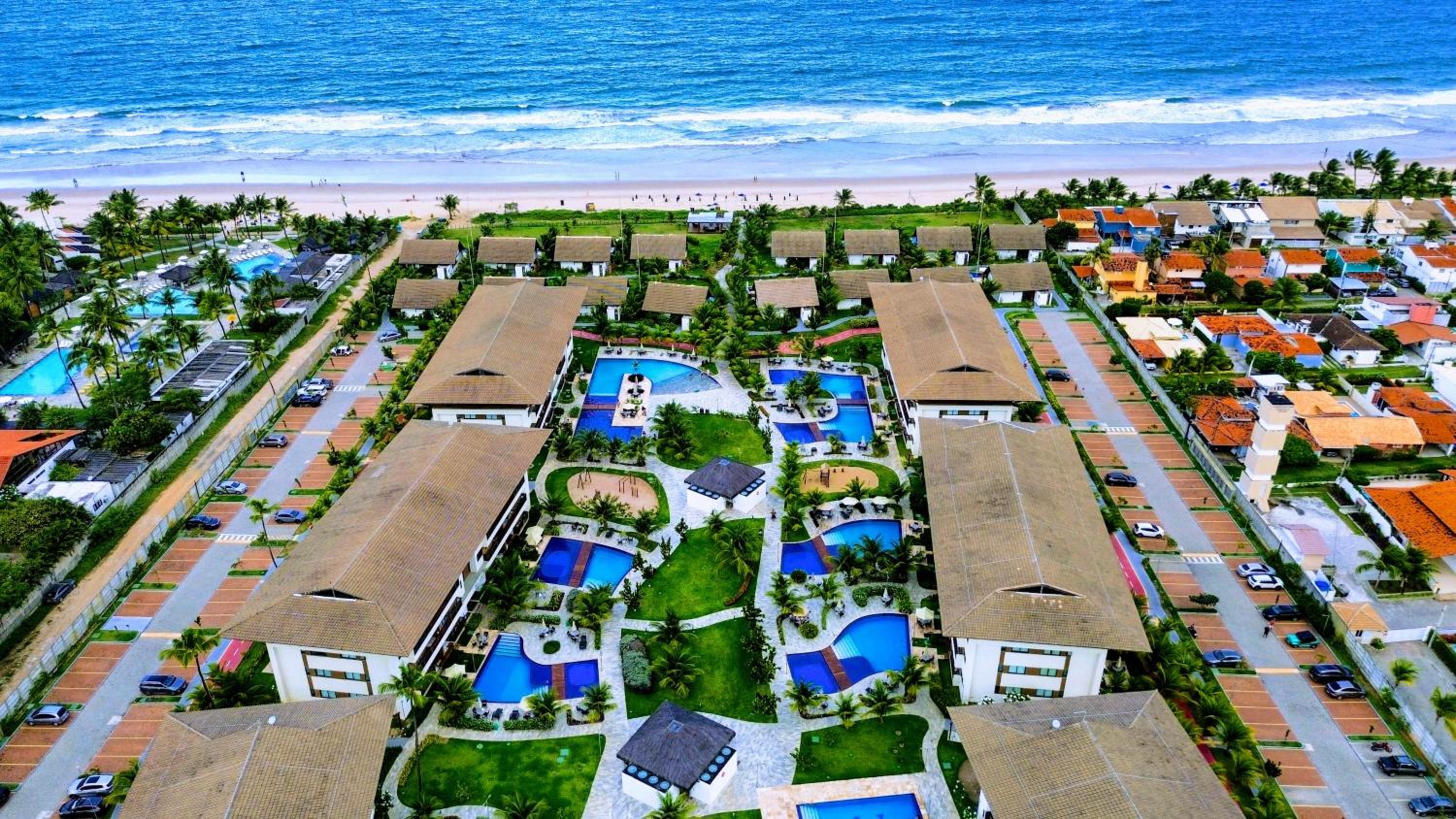 Flat Térreo Beira-Mar no resort Cupe Beach Living em Porto de Galinhas