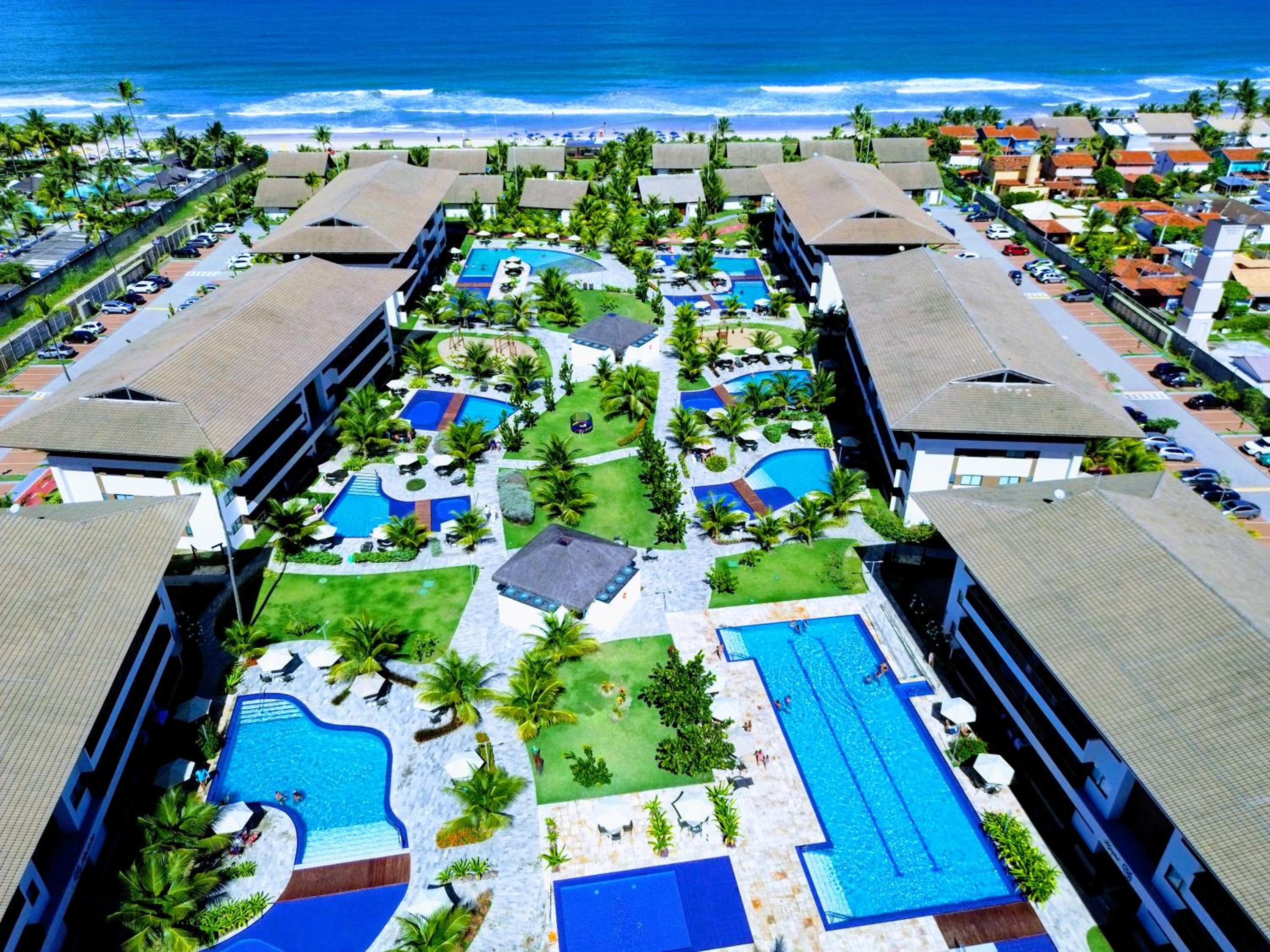 Flat Térreo Beira-Mar no resort Cupe Beach Living em Porto de Galinhas