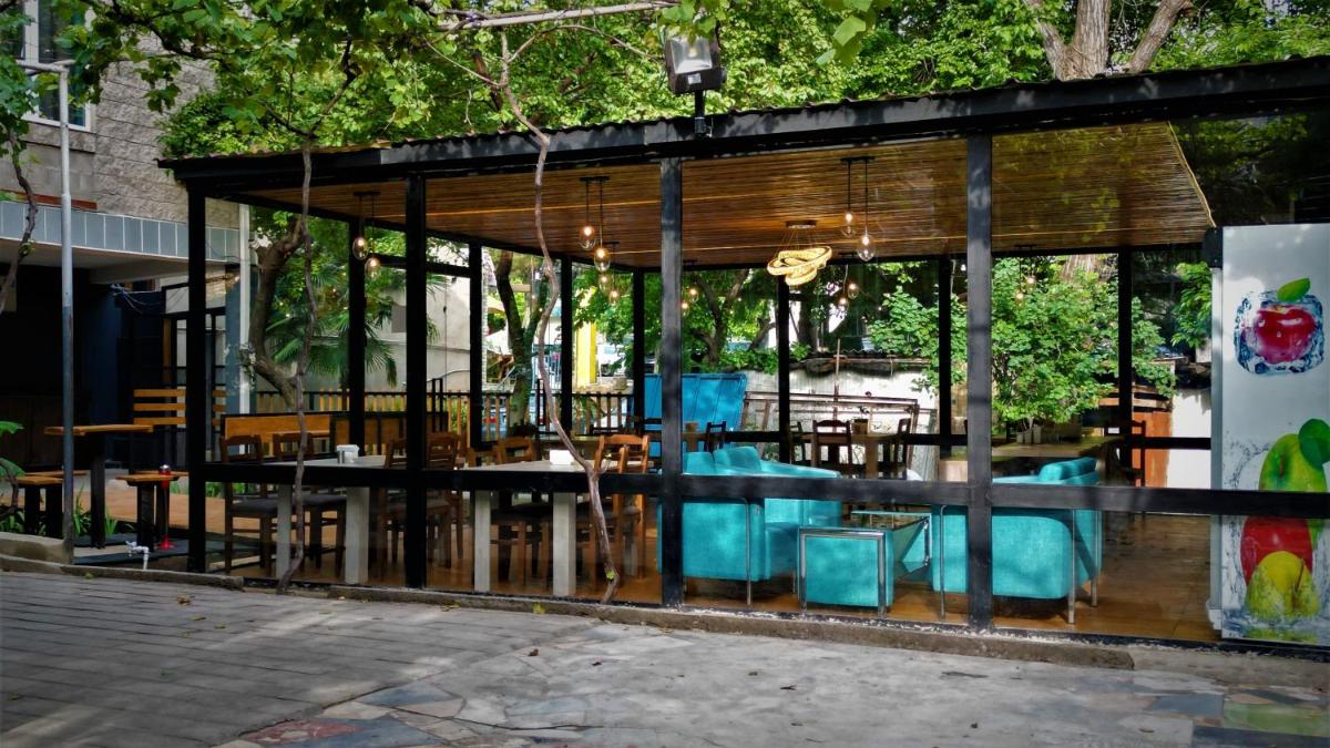 outdoor BBQ area