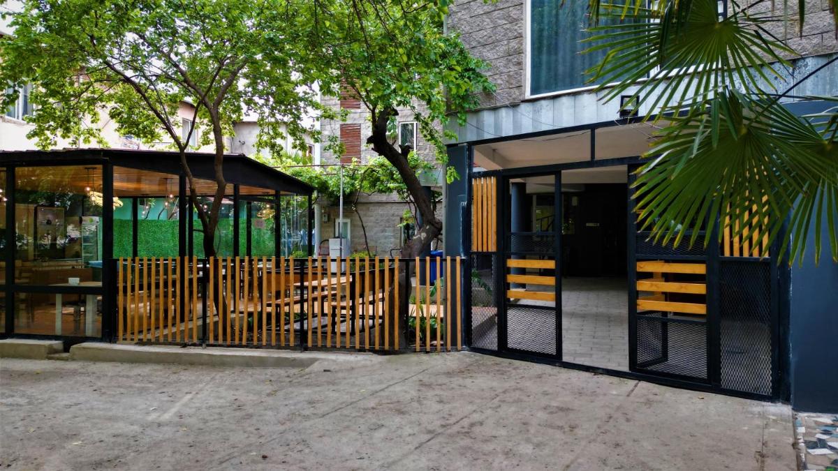 outdoor BBQ area
