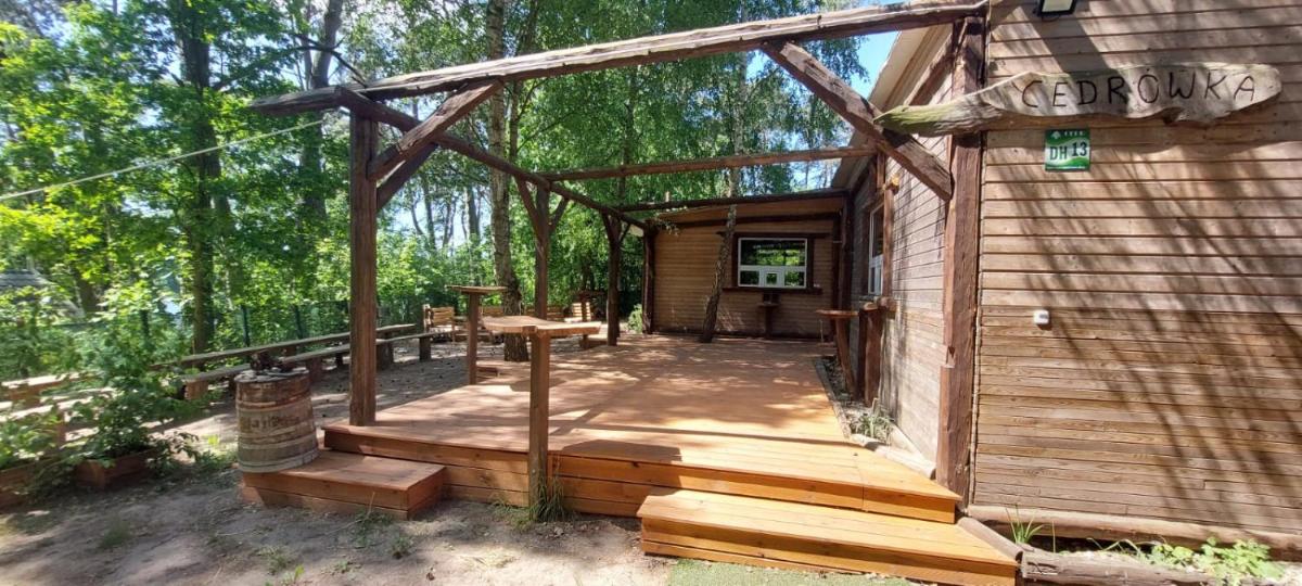 outdoor BBQ area