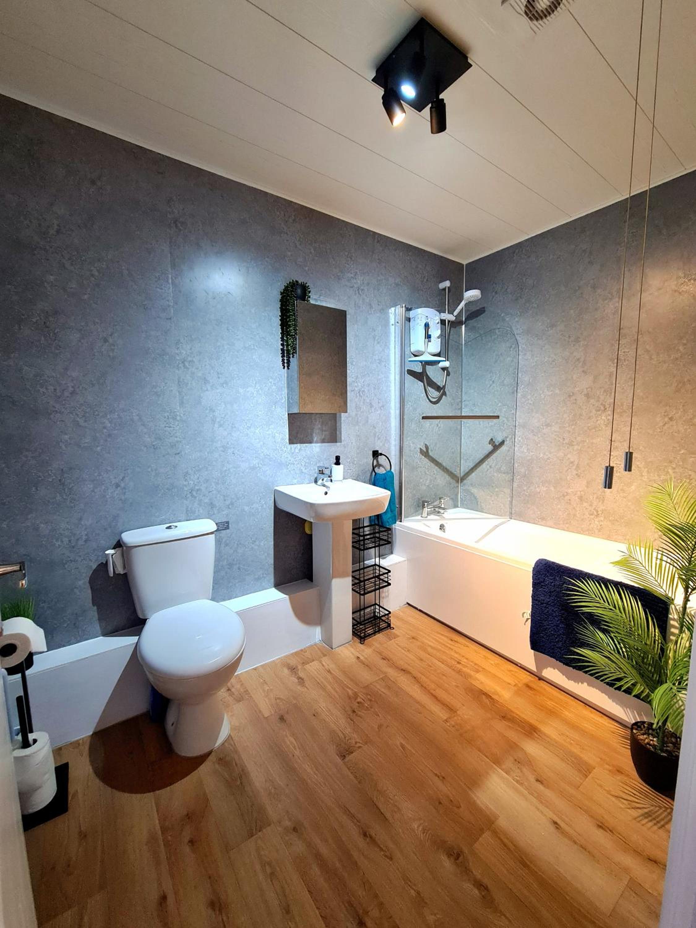 Vale View Apartment, Prestatyn - a stylish town centre flat for couples, solos, contractors and dogs, just a 5 min walk to beach! view 2