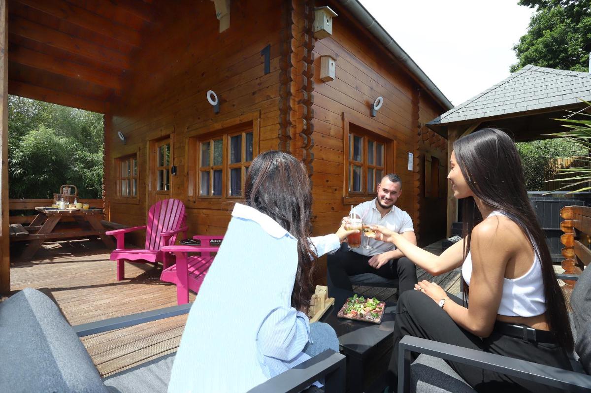 outdoor BBQ area