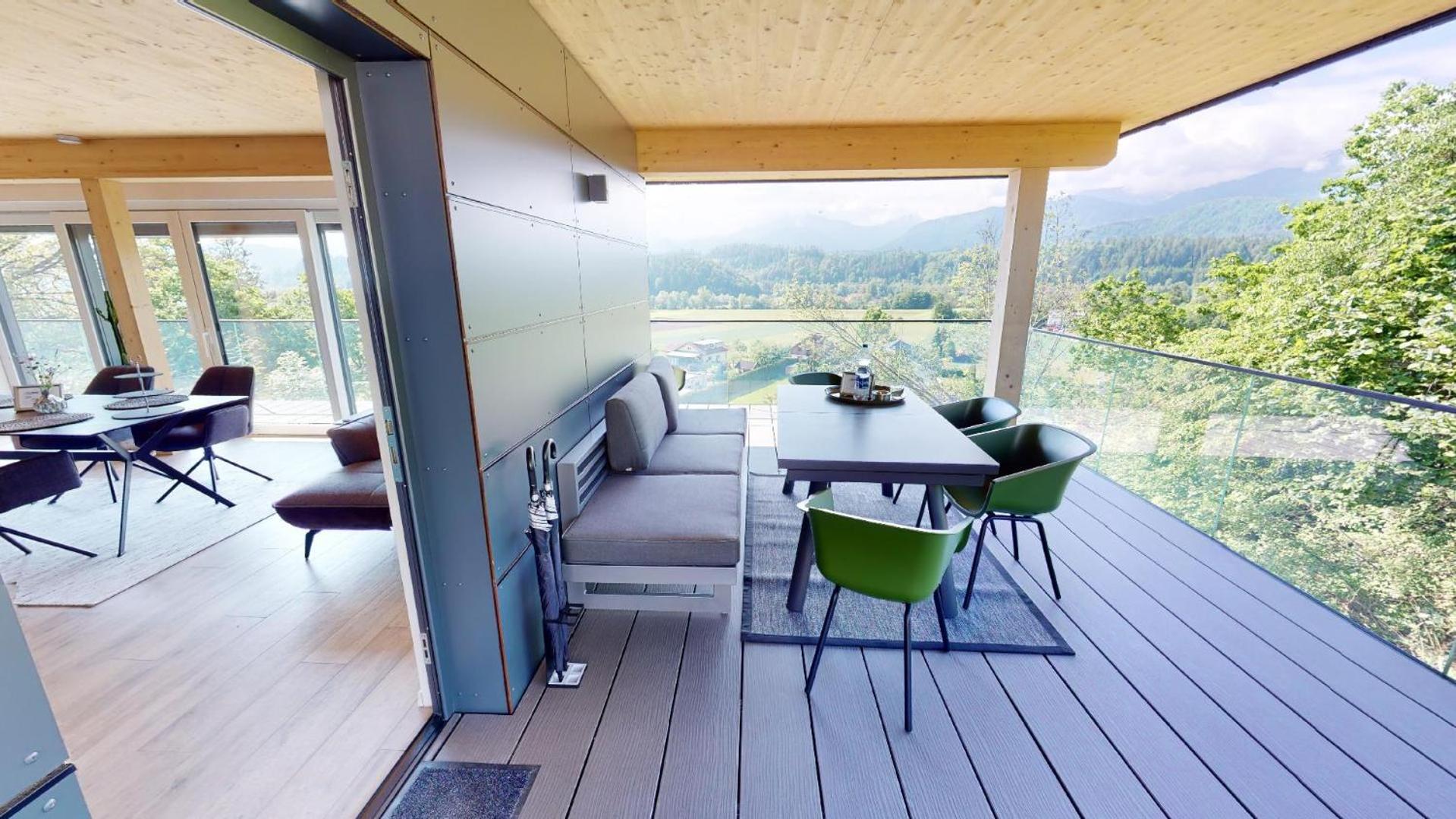 Modernes Ferienhaus mit Panoramablick