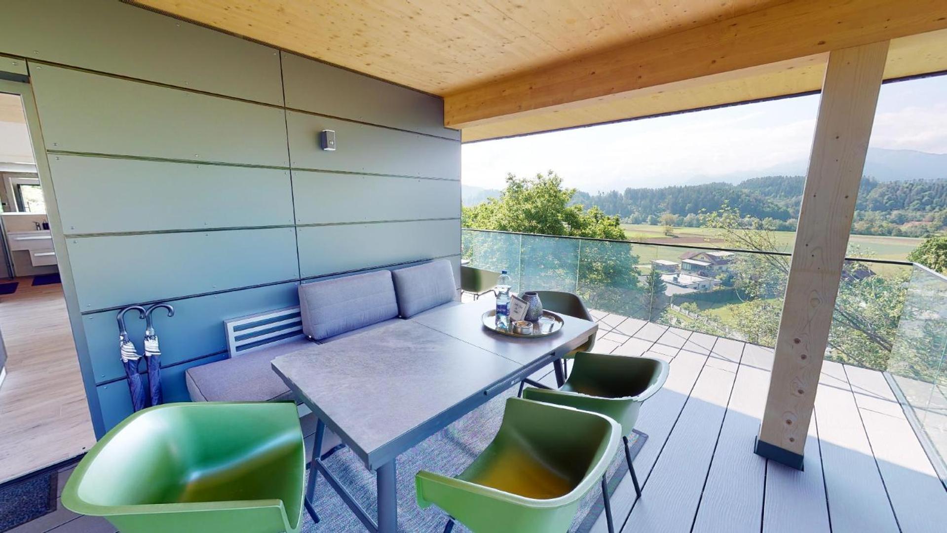 Modernes Ferienhaus mit Panoramablick