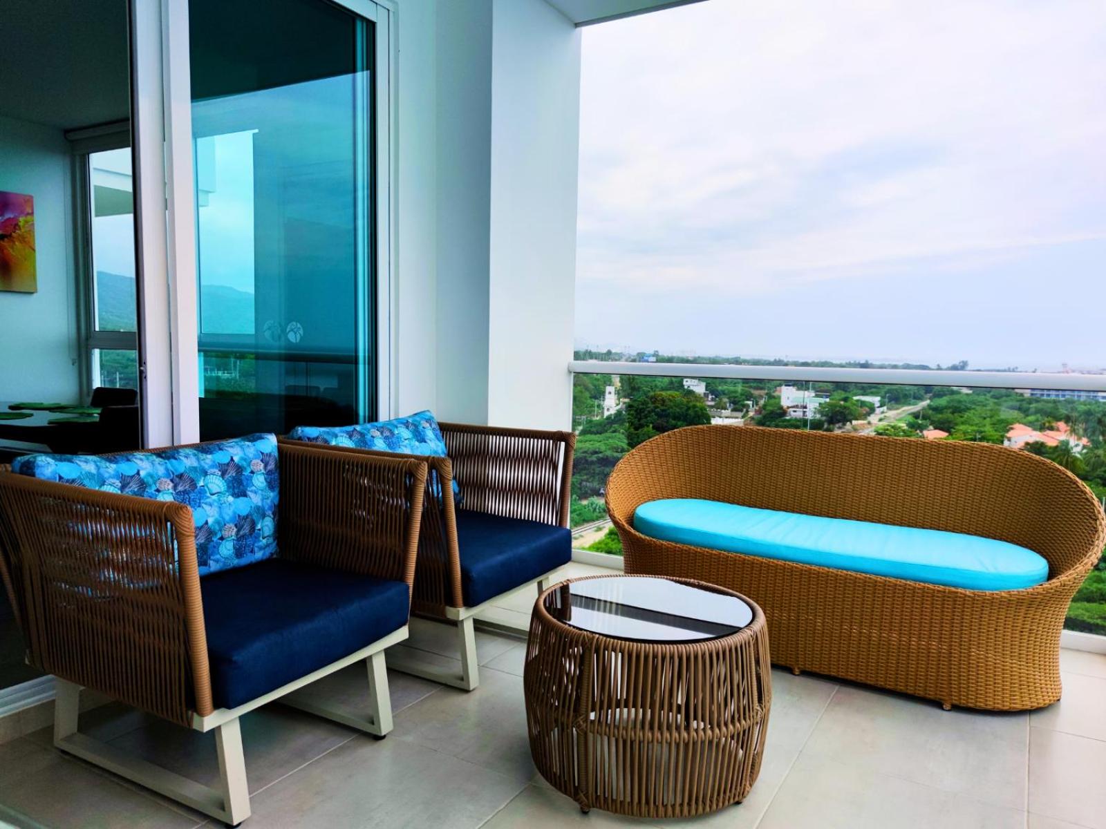 Playa Dormida 2. Hermoso apartamento frente al mar