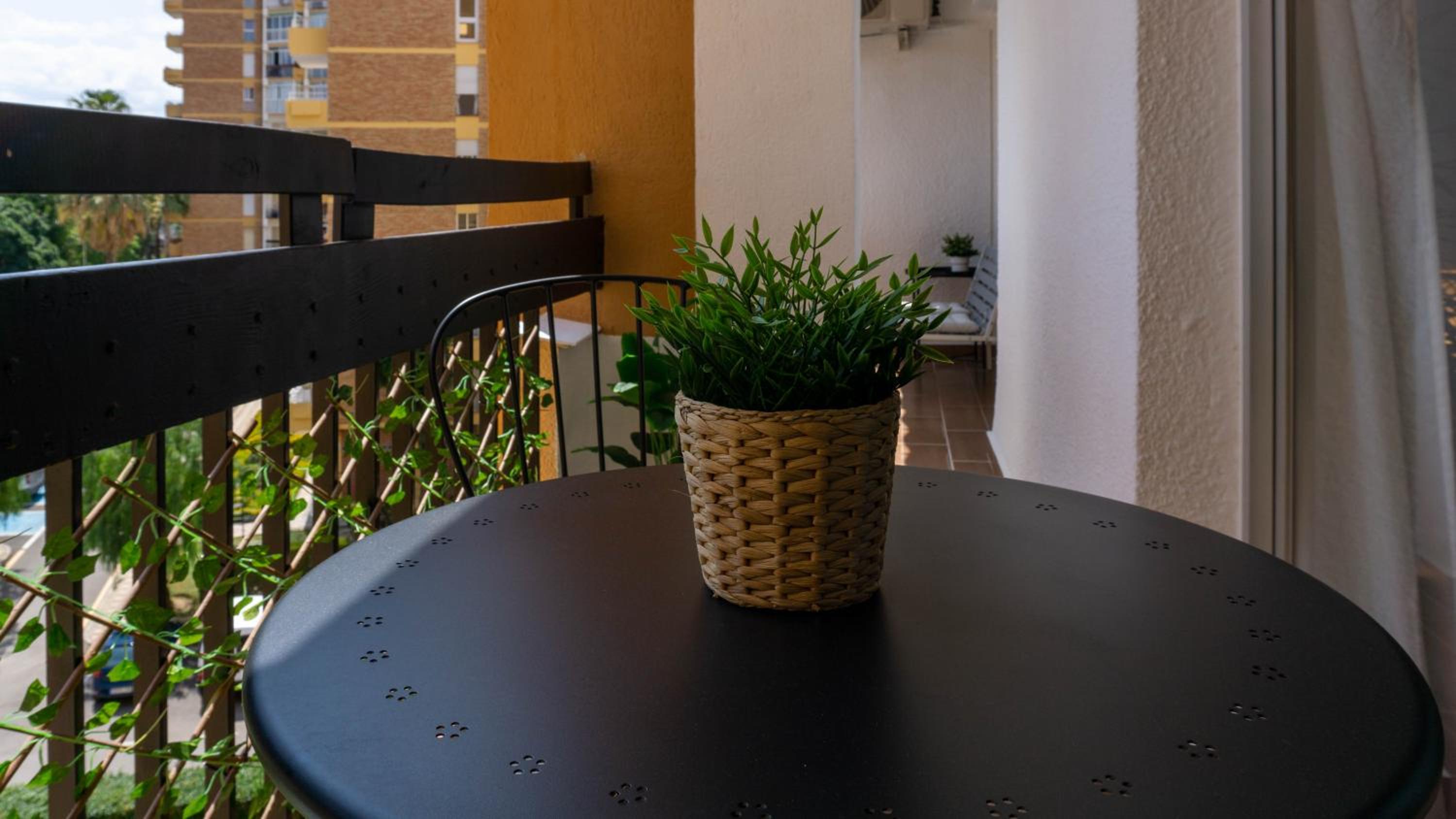 Home Corinto Beach terraza y piscina - Benalmadena Malaga