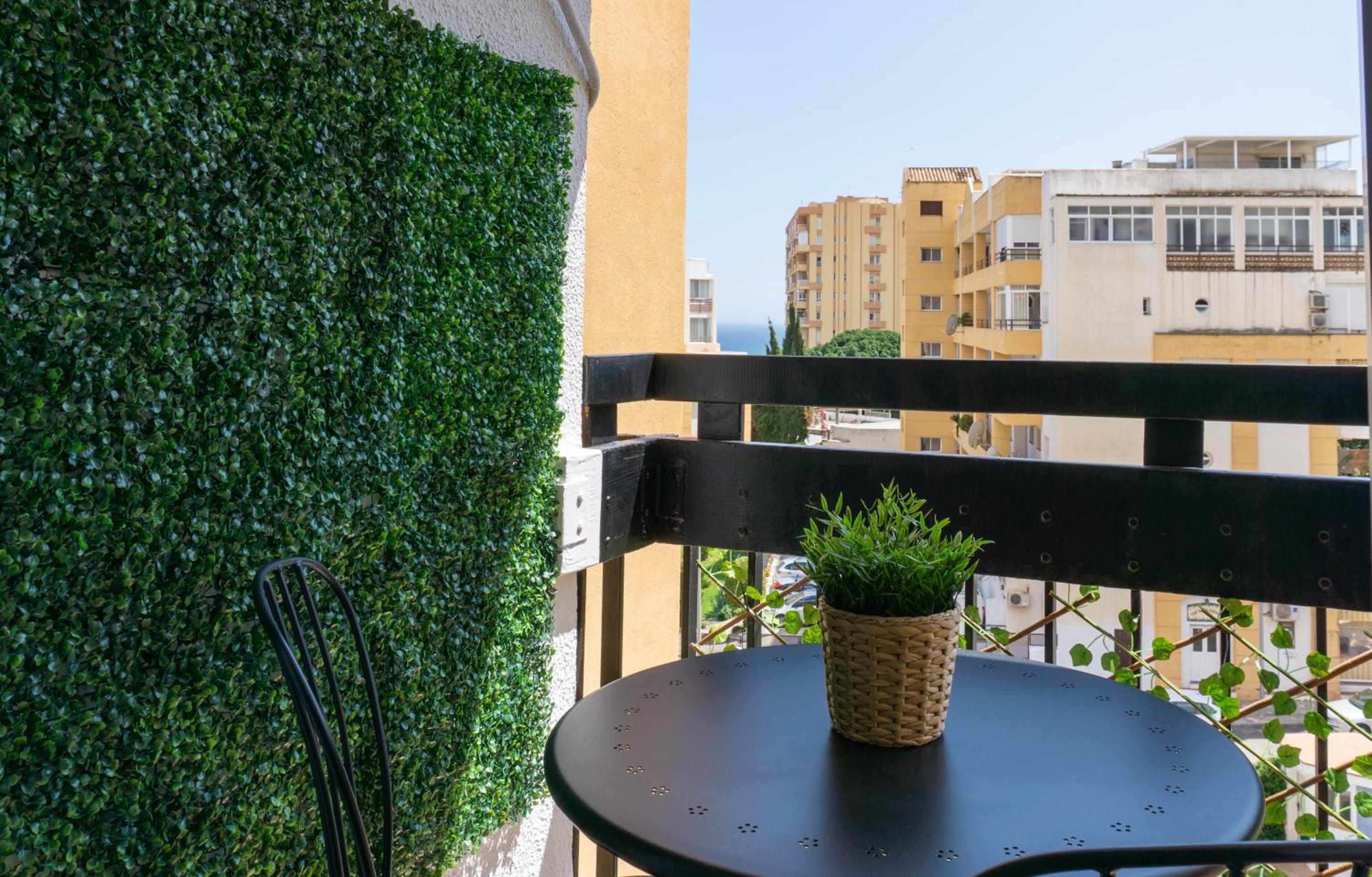 Home Corinto Beach terraza y piscina - Benalmadena Malaga