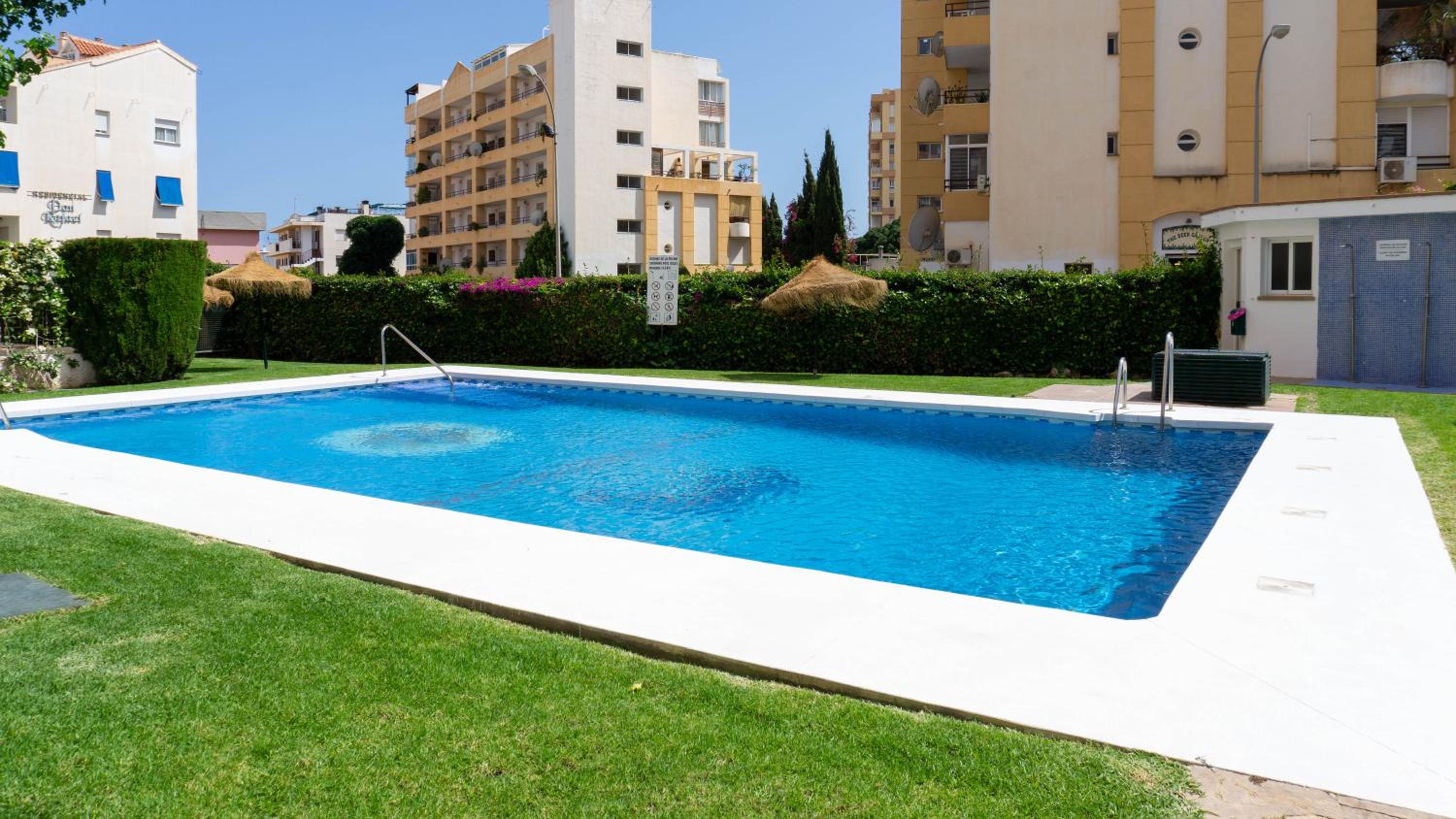 Home Corinto Beach terraza y piscina - Benalmadena Malaga