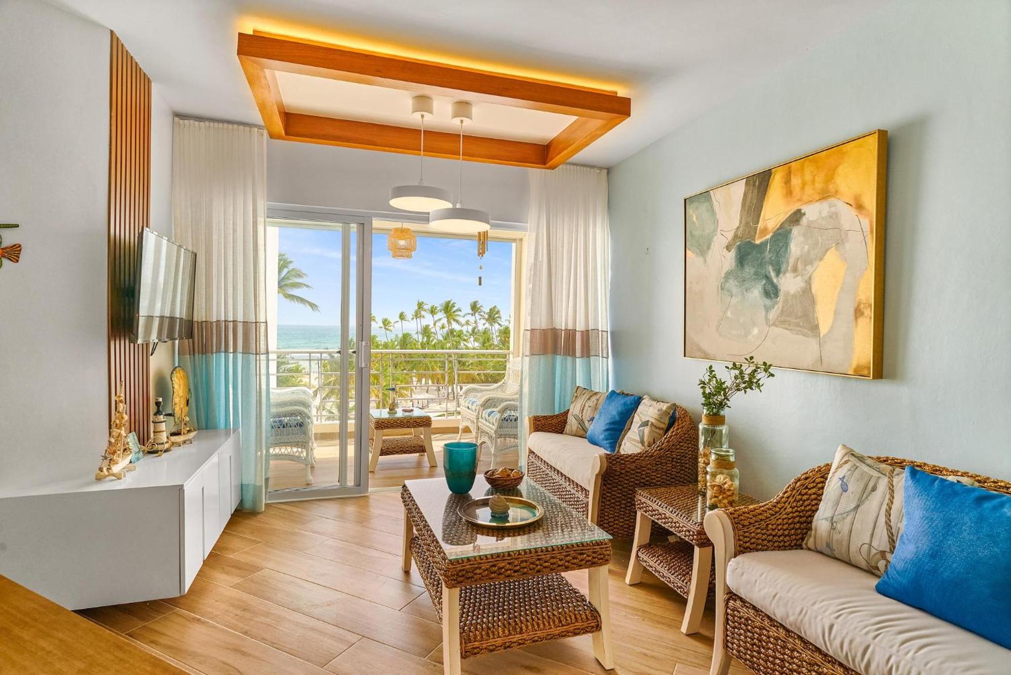 New! Unique Beachfront And Pool View Apartment At Juan Dolio view 2