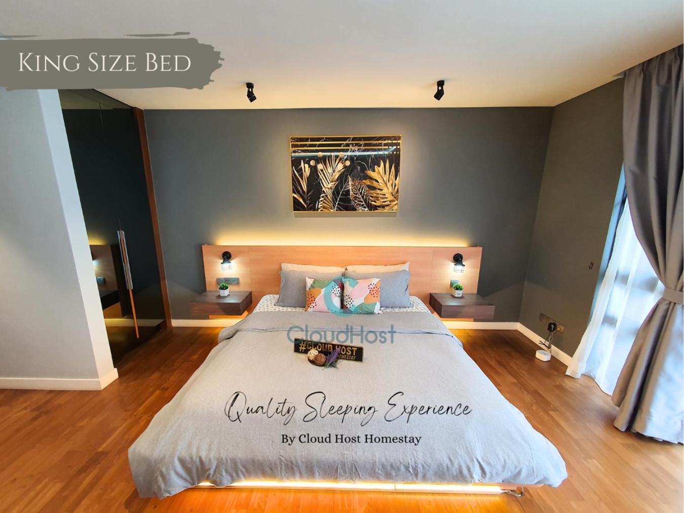 Anggun Homestay King Bed Studio KL City Bukit Bintang by Cloud Host