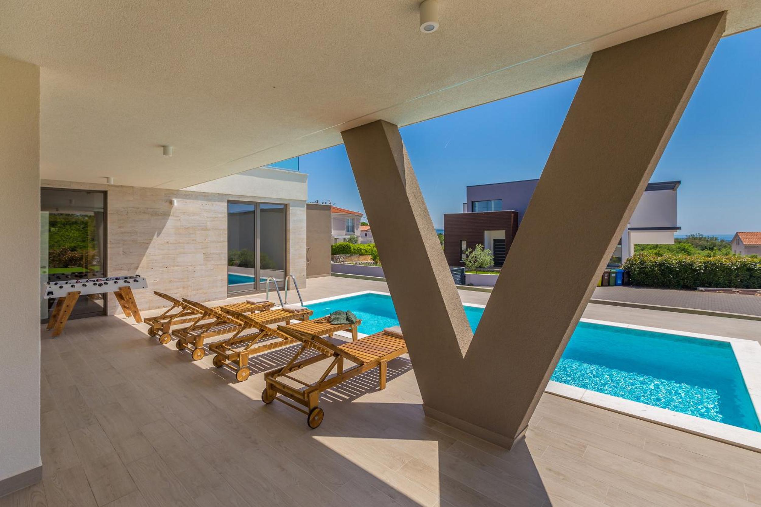 Villa VISTA with private pool and sauna